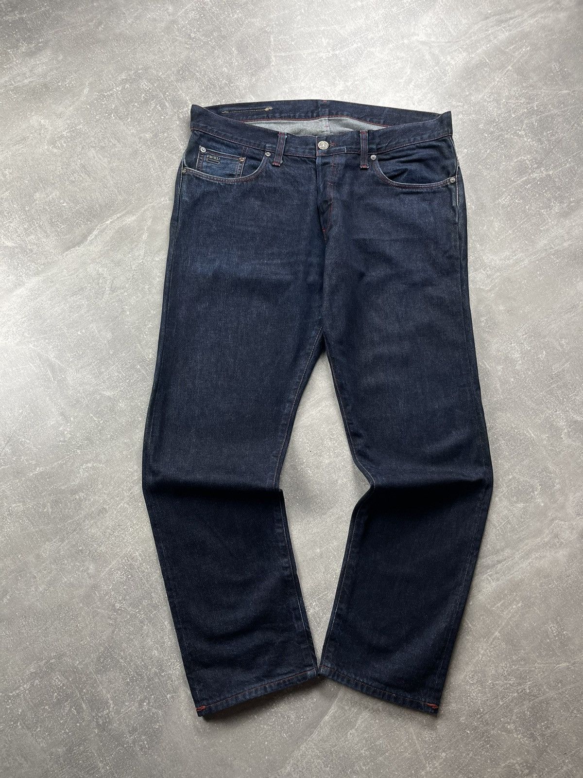 G-Star G-Star RAW Selvedge Denim Jeans Dark Indigo Made in Italy Size US 33 - 8 Thumbnail