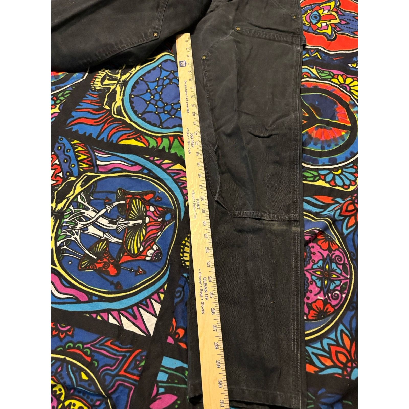 Vintage carhartt doubleknee black rare small distressed Pant 33 X 34 Size US 33 - 11 Thumbnail