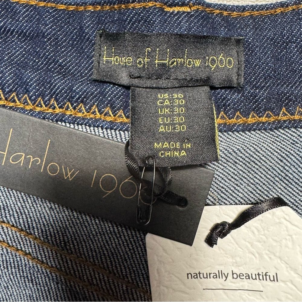 House of Harlow NWT New HOUSE OF HARLOW 1960 Cuffed Jeans Size 30 Size 30" / US 8 / IT 44 - 7 Thumbnail