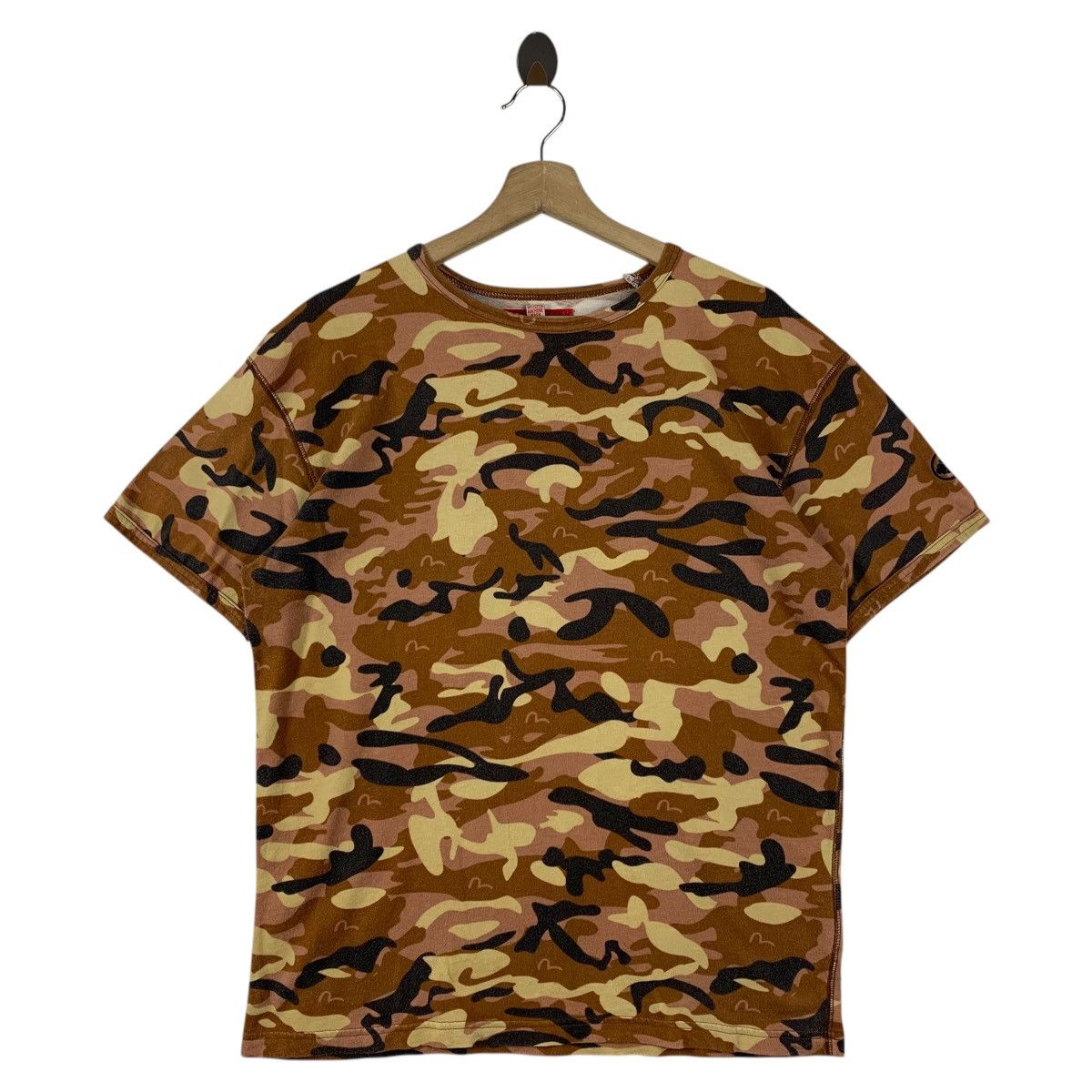 Evisu × Japanese Brand Vintage YAMANE By EVISU camouflage full print tee Size US M / EU 48-50 / 2 - 1 Thumbnail