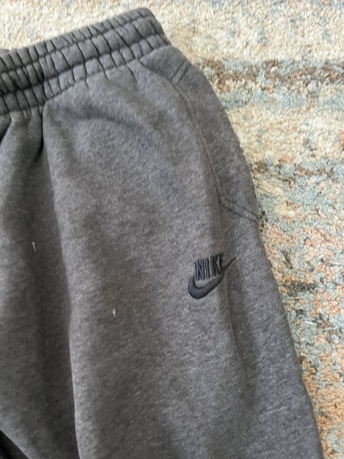 Nike × Vintage VTG Nike Sweat Pants XL Grey Y2K Size US 32 / EU 48 - 2 Thumbnail