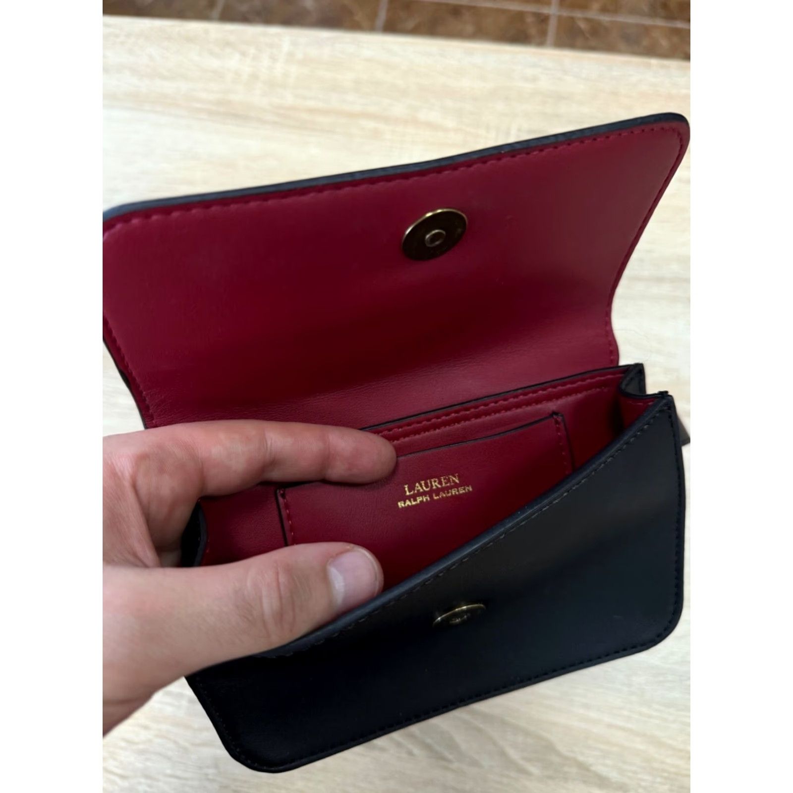 Ralph Lauren Lauren Ralph Lauren Millbrook Belt Bag XS Black Retro Hype Y2K Womens Bag Size ONE SIZE - 8 Thumbnail
