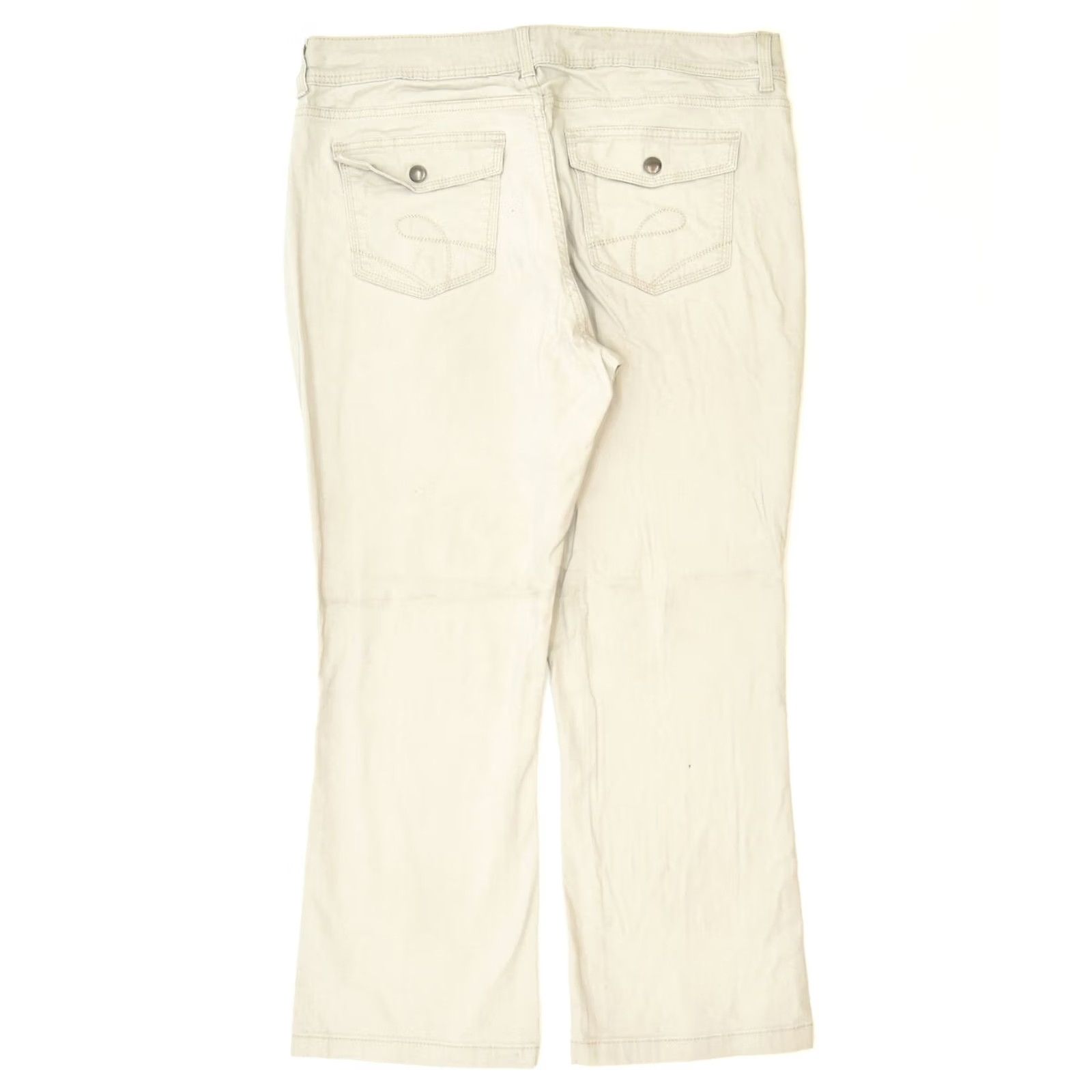 Lee LEE Grey Womens Riders Bootcut Trousers 2XL US 16 W38 L28 Classic Shirt/Workwear Style Casual Size 40" / US 18 - 2 Thumbnail
