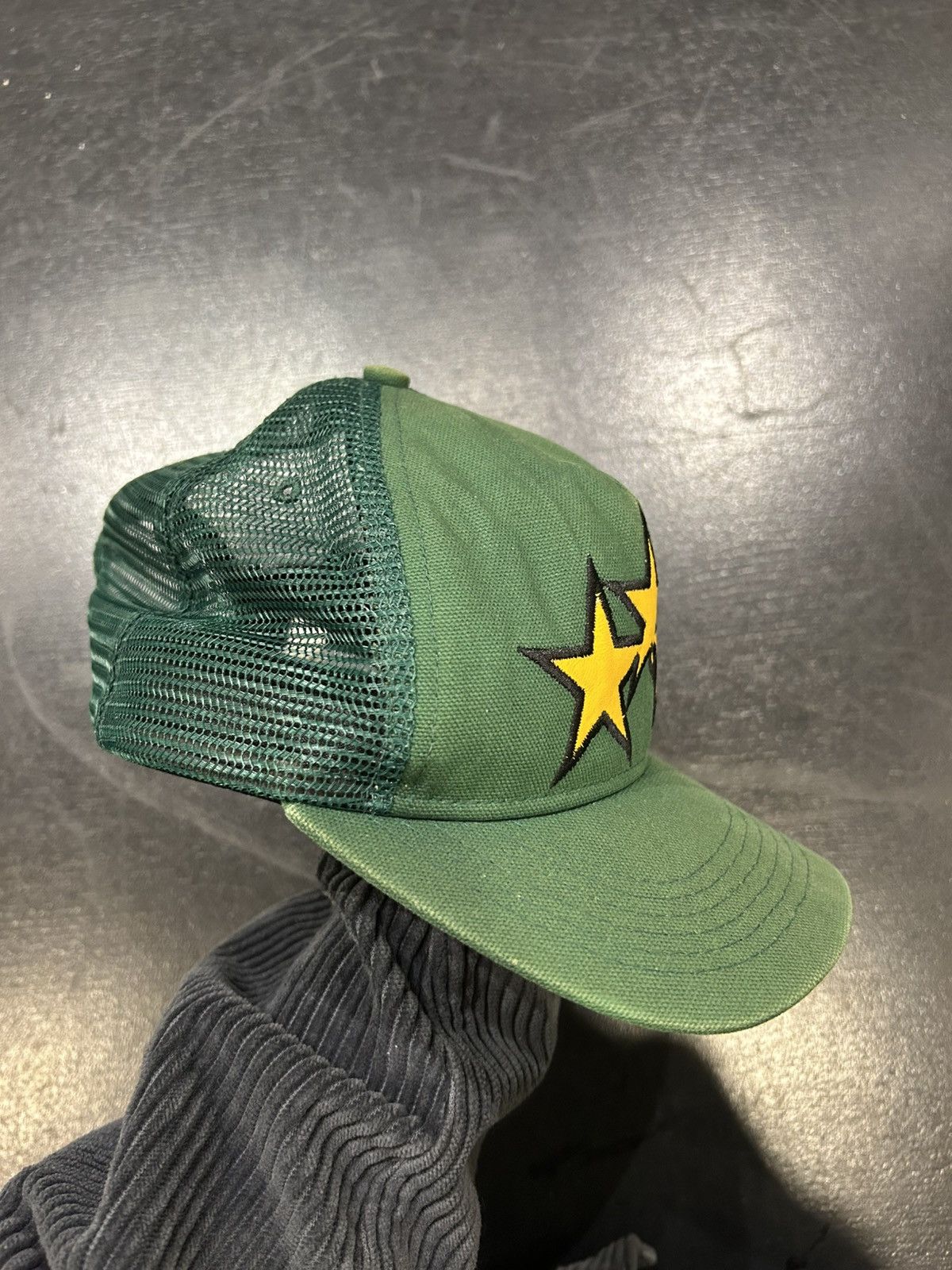 Amiri Amiri Three Star Embroidered Trucker Hat Size ONE SIZE - 2 Thumbnail