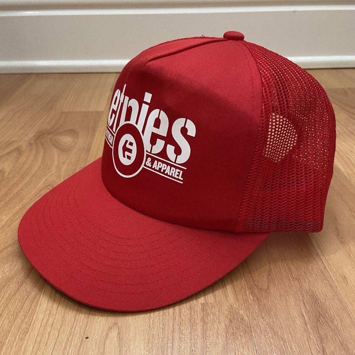 Etnies × Vintage Etnies Vintage Y2K Logo Skateboarding Trucker Hat Size ONE SIZE - 2 Thumbnail