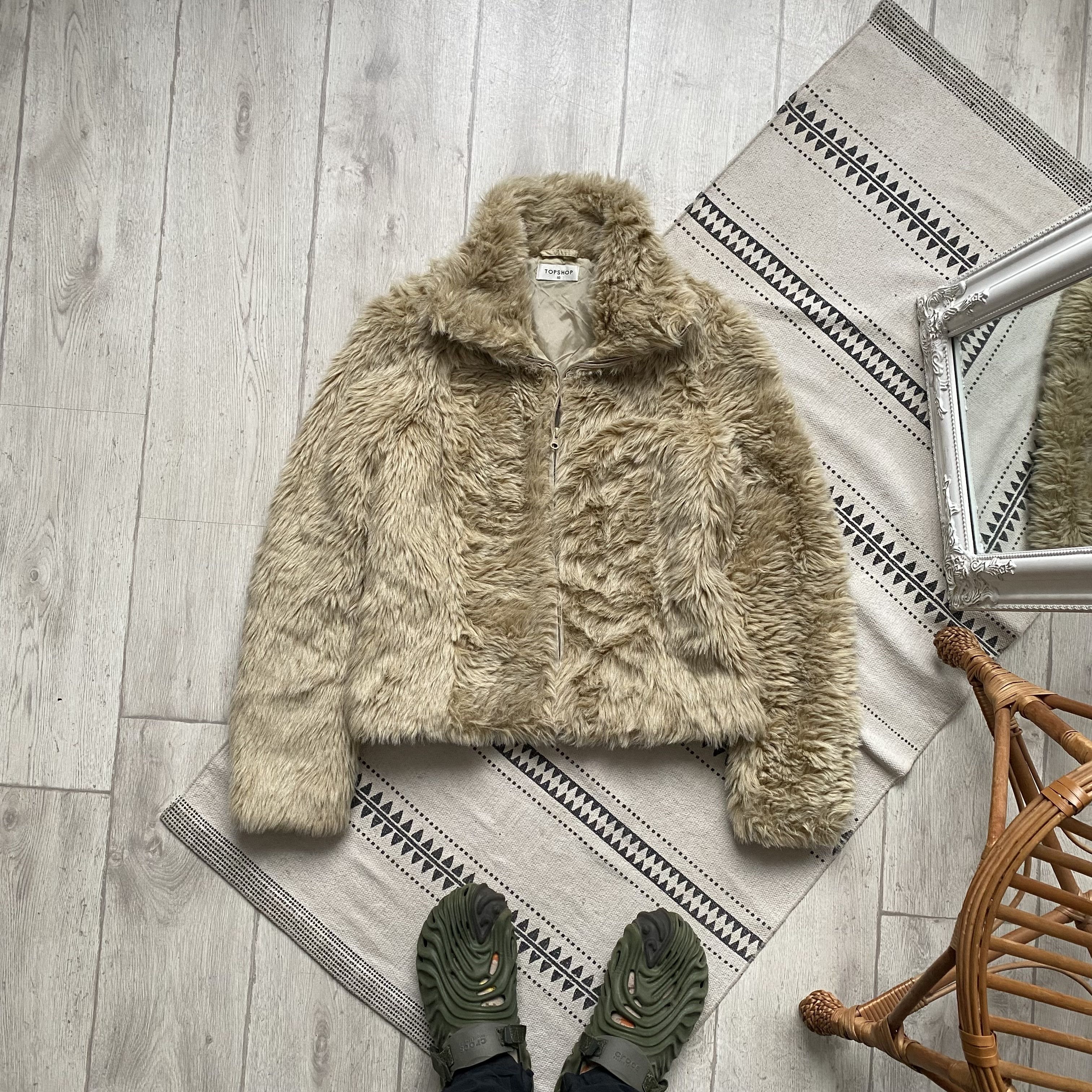 If Six Was Nine IF Six Was Nine Vintage 90s Mohair Faux Fur jacket Y2K Lgb Size XL / US 12-14 / IT 48-50 - 1 Thumbnail
