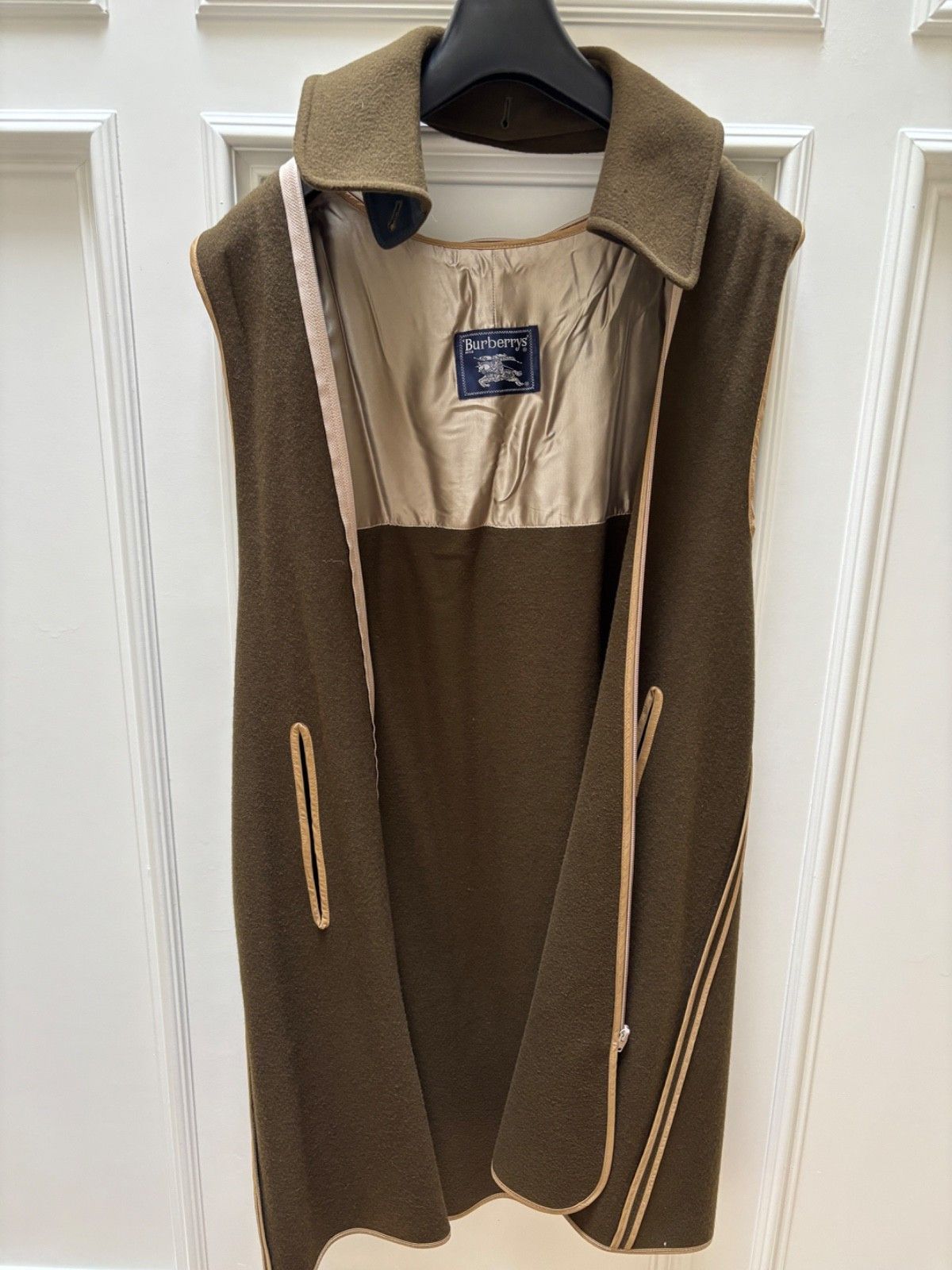 Burberry Rare M46 90s Burberry Trench Coat w/ Green House Check Size US XL / EU 56 / 4 - 16 Thumbnail