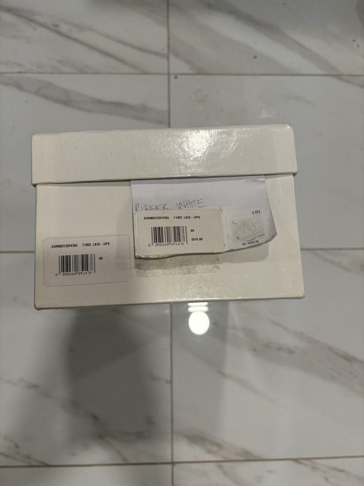 Maison Margiela Maison Margiela White Lace-Up Tabi Loafers Size US 7 / EU 40 - 7 Thumbnail