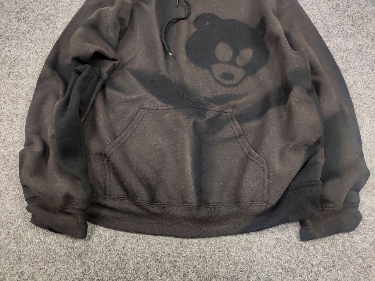 Japanese Brand Rare Vintage 90's Dropout Bear Black Sun Faded logo Hoodie Size US M / EU 48-50 / 2 - 10 Thumbnail