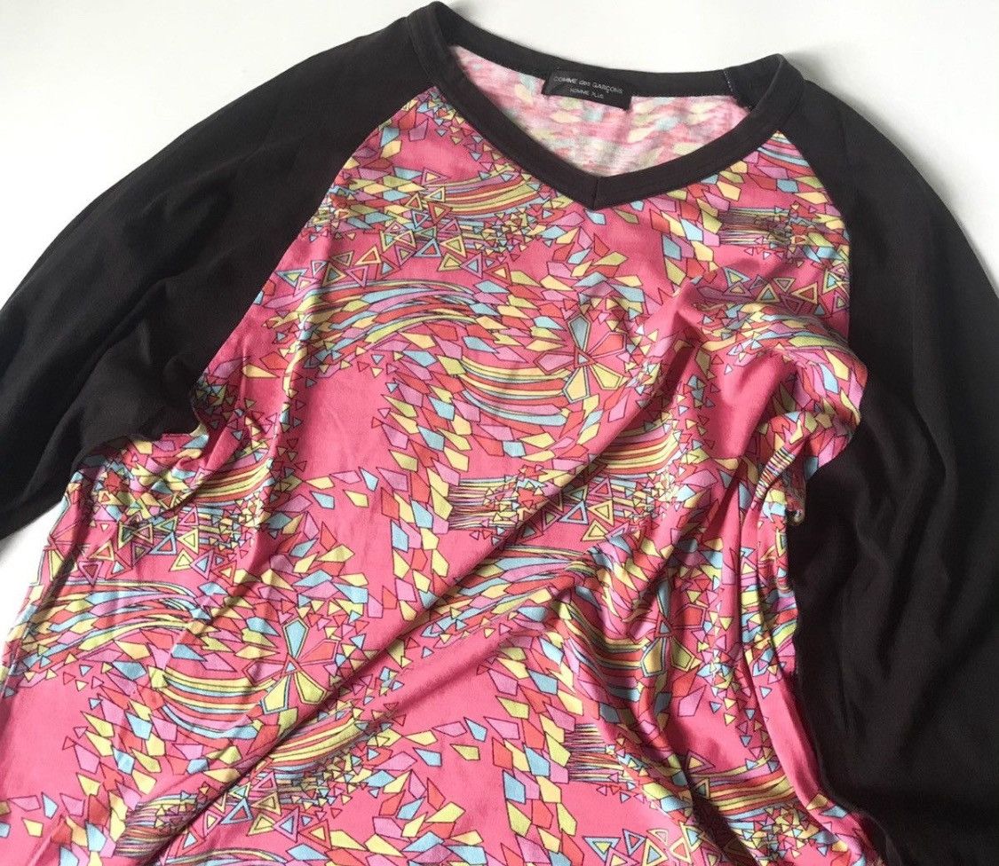 Comme des Garcons Vintage cdg homme plus psychedelic twotone longsleeve Size US S / EU 44-46 / 1 - 7 Thumbnail