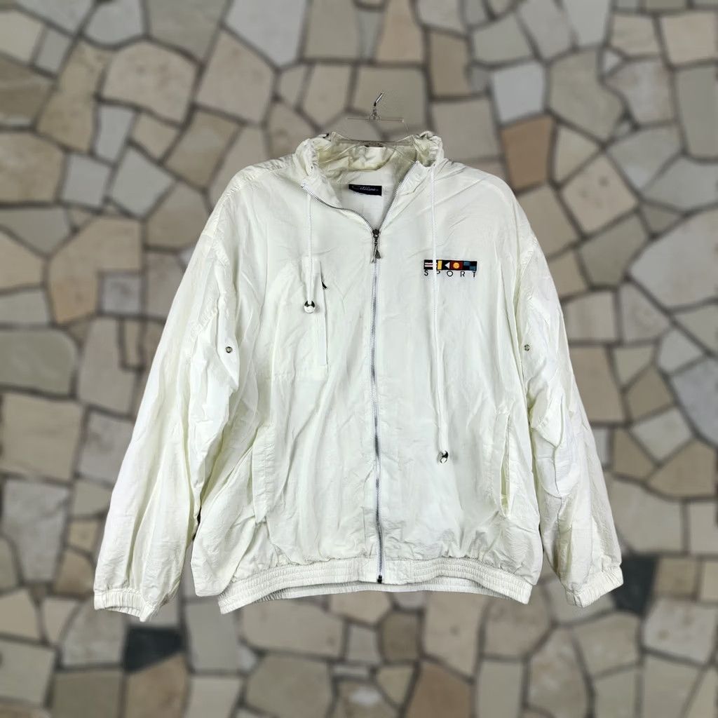 Catalina VINTAGE Catalina Windbreaker Jacket Full Zip 90s Nautical Size M White Womens Size M / US 6-8 / IT 42-44 - 1 Thumbnail