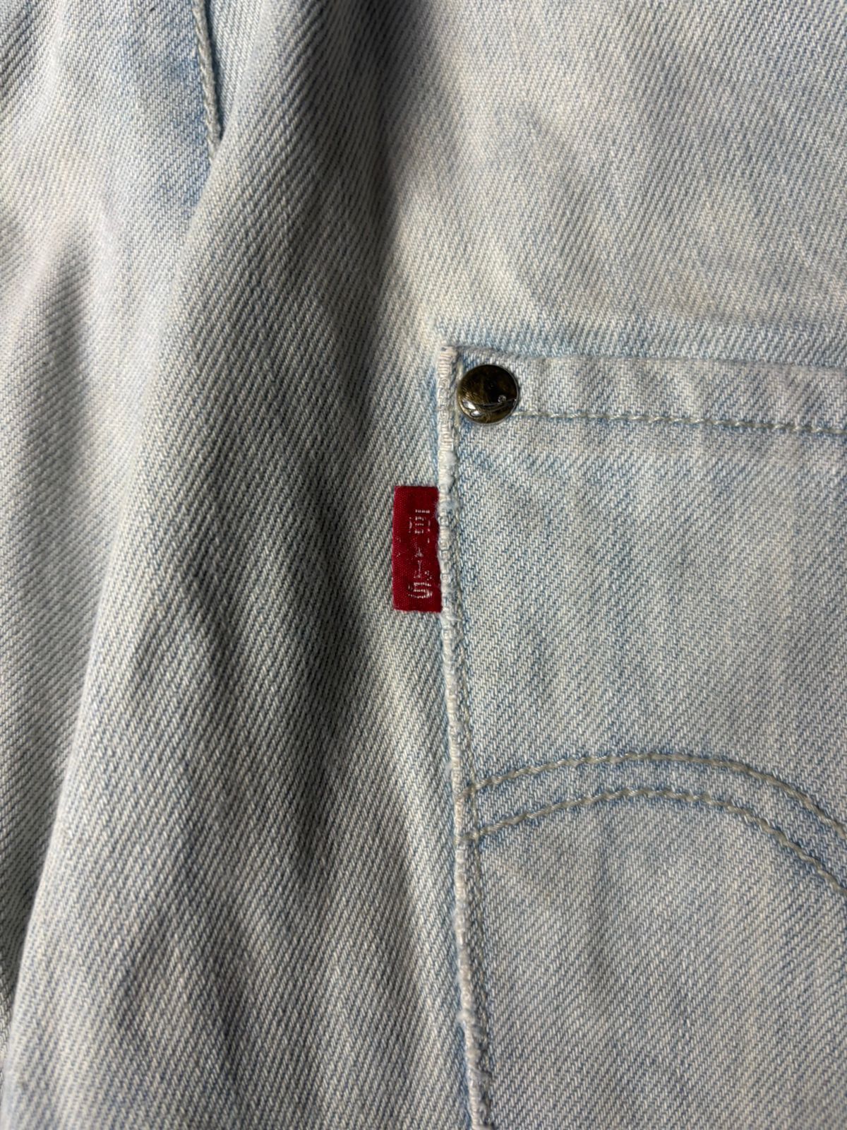Levi's 2000s Levis Engineered Twisted Baby Blue Jeans Size US 32 / EU 48 - 14 Thumbnail