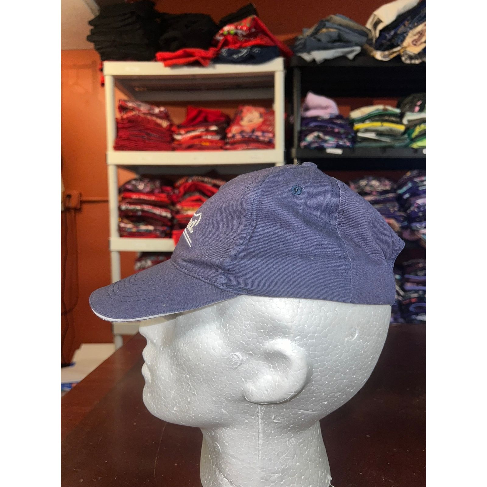 Vintage Trails End Hat Blue Logo Cap Headwear Vintage OS Size ONE SIZE - 3 Thumbnail