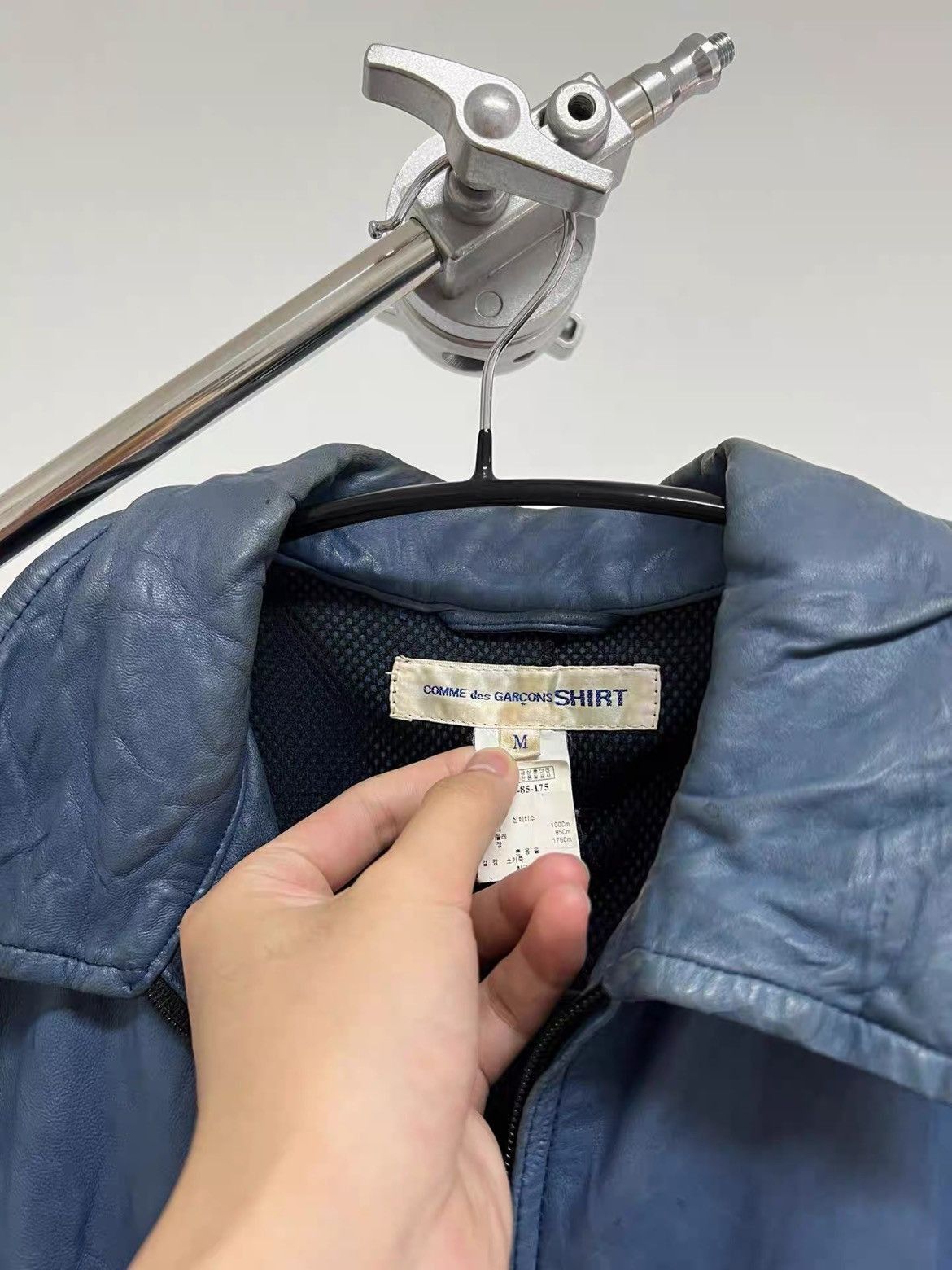 Comme des Garcons Comme Des Garçons shirt lamb leather Jacket Size US M / EU 48-50 / 2 - 5 Thumbnail