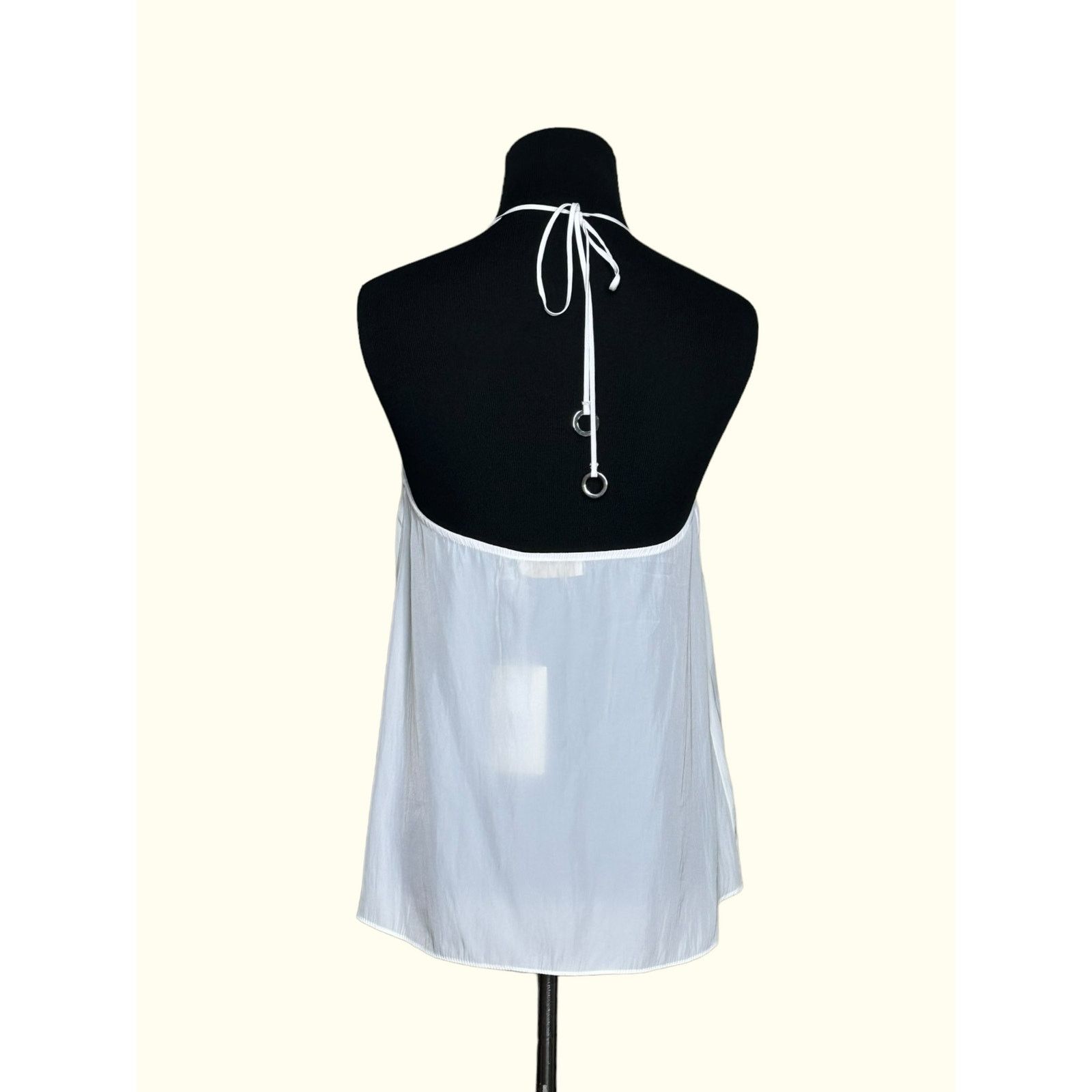 Ramy Brook Ramy Brook off white Ring-Detail Halter Top size XXS Size XXS / US 00 / IT 34 - 9 Thumbnail
