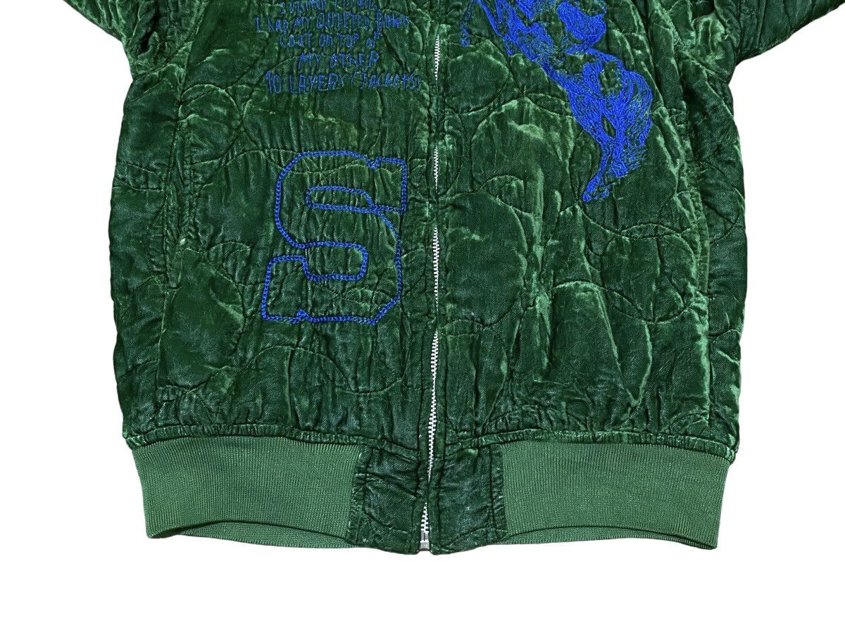 CABANE de ZUCCa Very Rare Vintage Cabane De Zucca Silk Sukajan Jacket 1990s Size US M / EU 48-50 / 2 - 4 Thumbnail