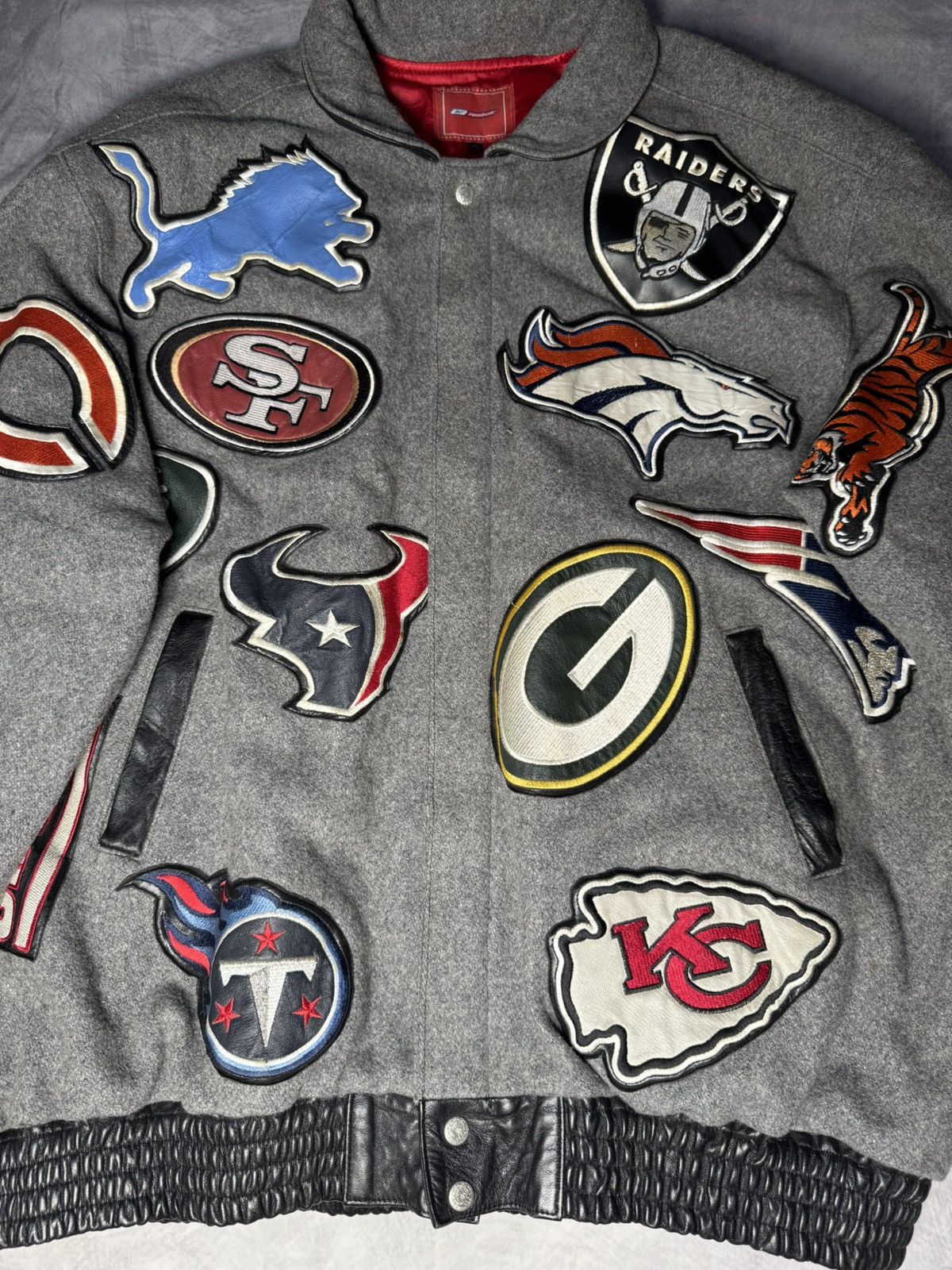 Jeff Hamilton × NFL × Reebok Jeff Hamilton x Reebok NFL, jacket. 1990s Size US XXL / EU 58 / 5 - 4 Thumbnail