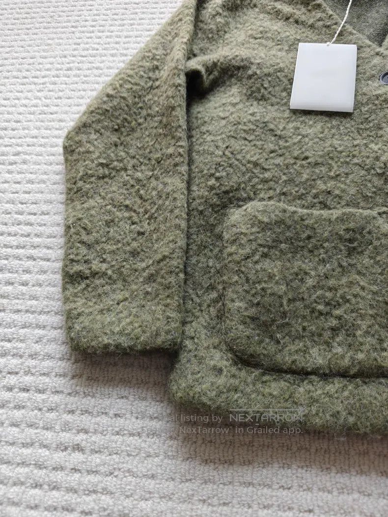 Our Legacy Our Legacy Avocado Green Button-Up Cardigan Jacket Size XS / US 0-2 / IT 36-38 - 3 Thumbnail