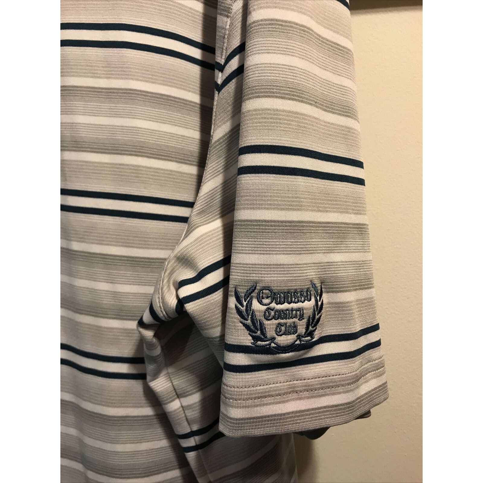 Under Armour Under Armour Heat Gear Mens XXL Striped Polyester Polo Shirt Size US XXL / EU 58 / 5 - 3 Thumbnail