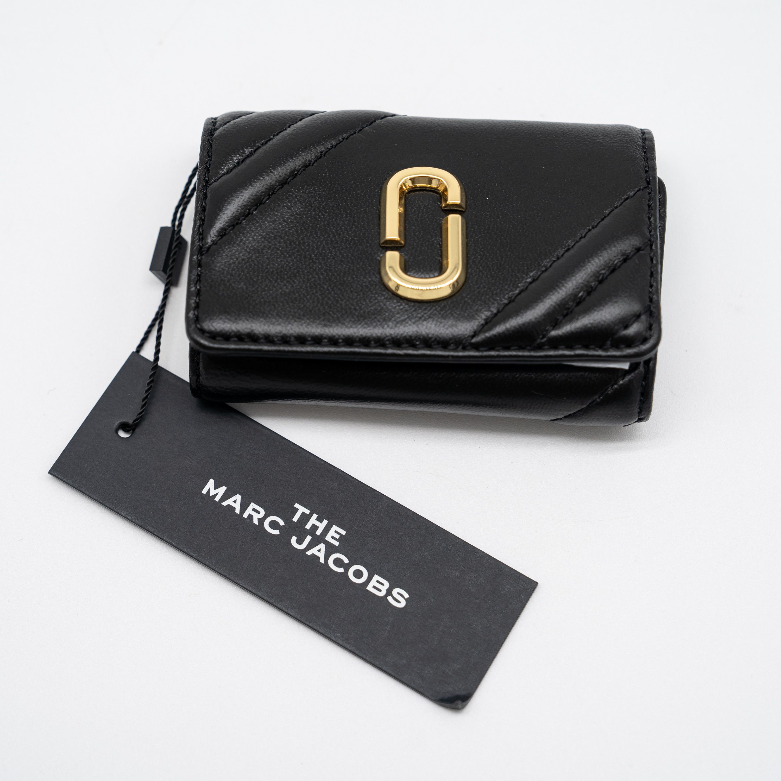 Marc Jacobs Marc Jacobs Black the Glam Shot Key Case Leather Gold Size ONE SIZE - 7 Thumbnail