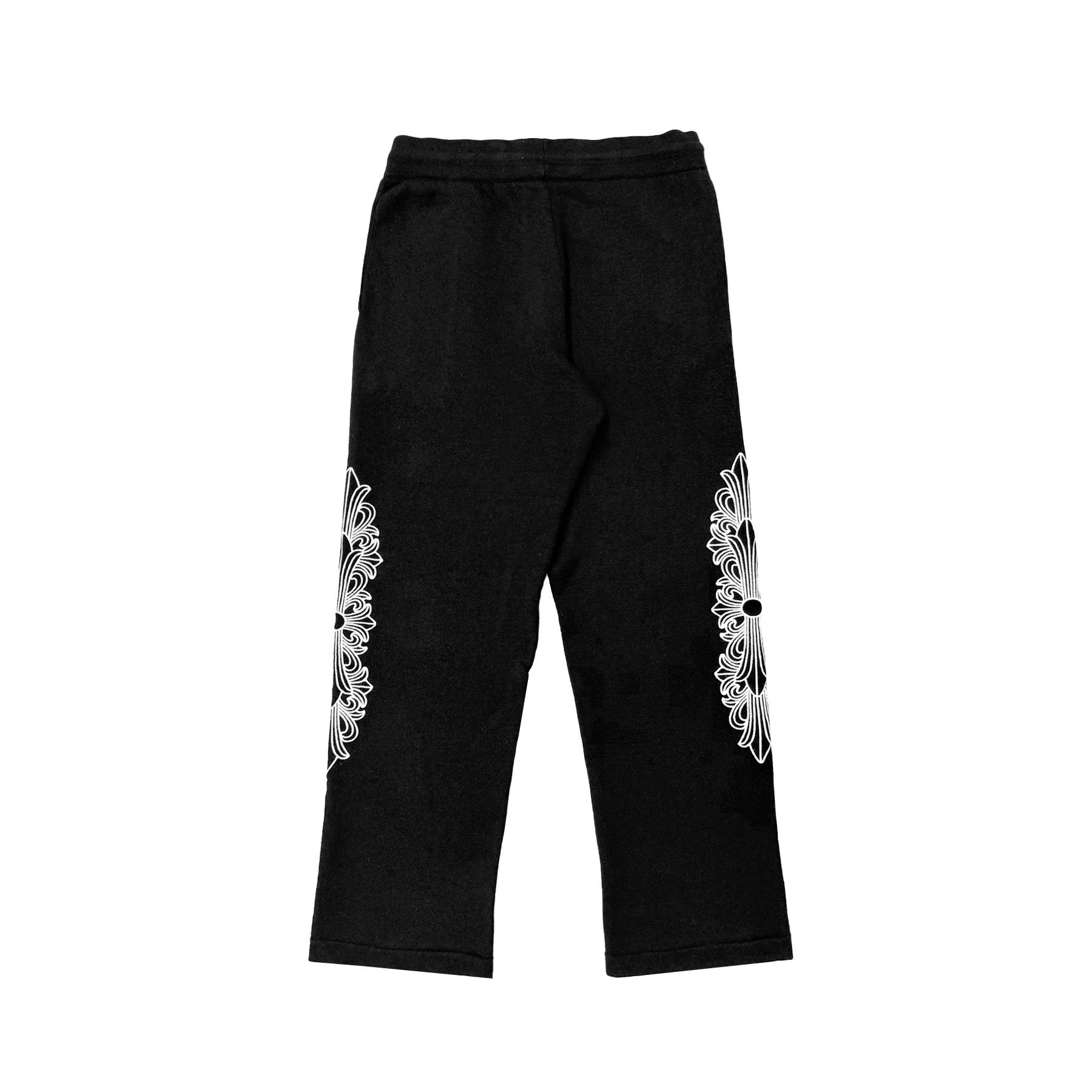 Chrome Hearts Chrome Hearts Cashmere Embroidered Floral Black Sweatpants Size 31" - 2 Thumbnail