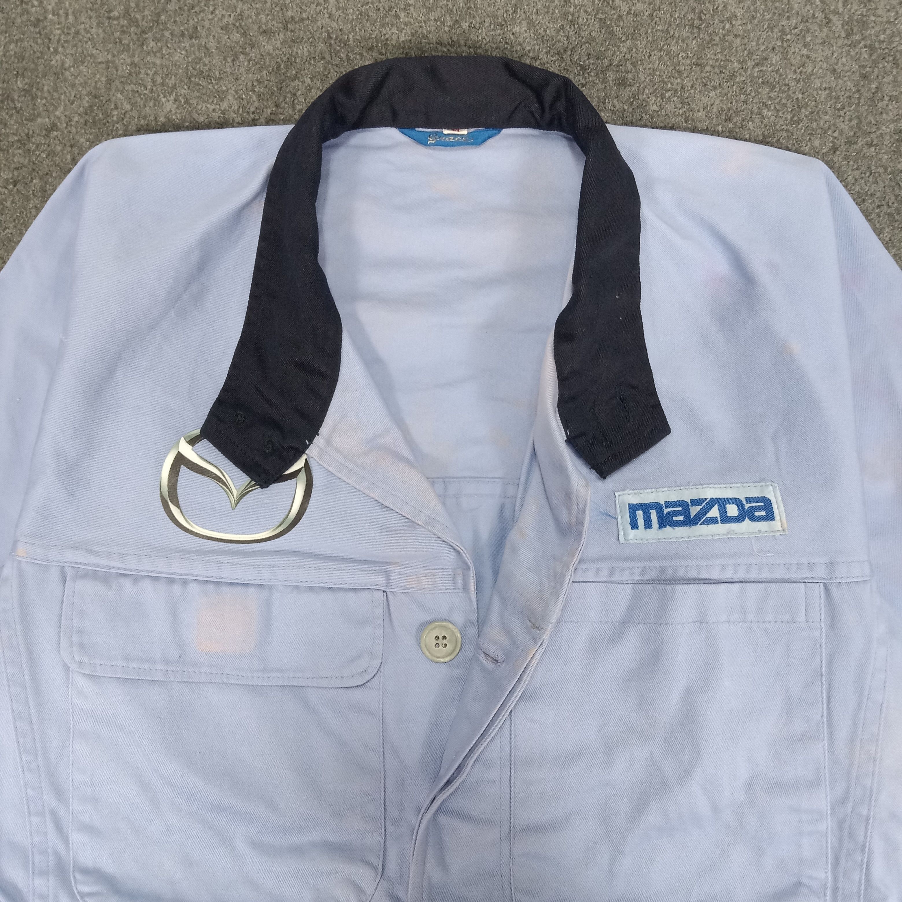 Japanese Brand × Vintage Mazda Japanese Rally Team Custom Art Coverall Jacket Size US S / EU 44-46 / 1 - 7 Thumbnail