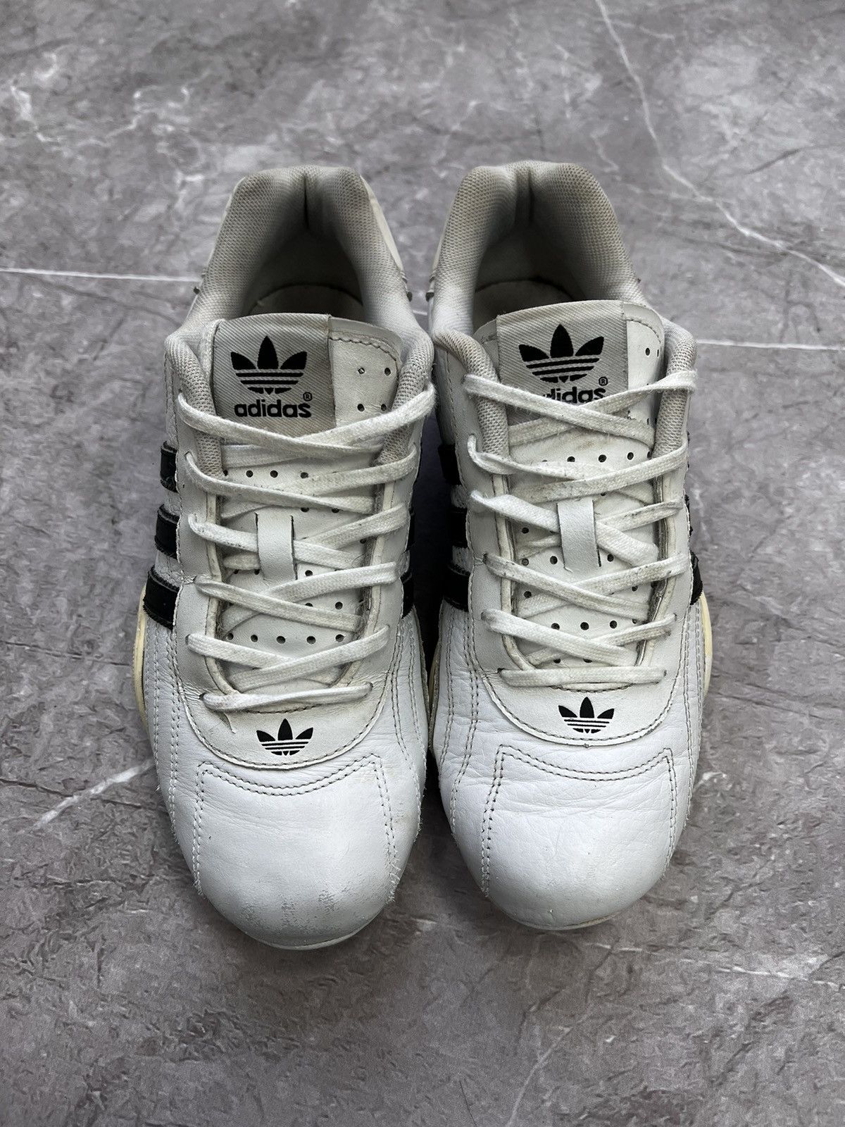Adidas × Y-3 00s ARCHIVE ADIDAS Y-3 STYLE LEATHER MOTO BOOTS SNEAKERS Size US 7.5 / IT 37.5 - 3 Thumbnail