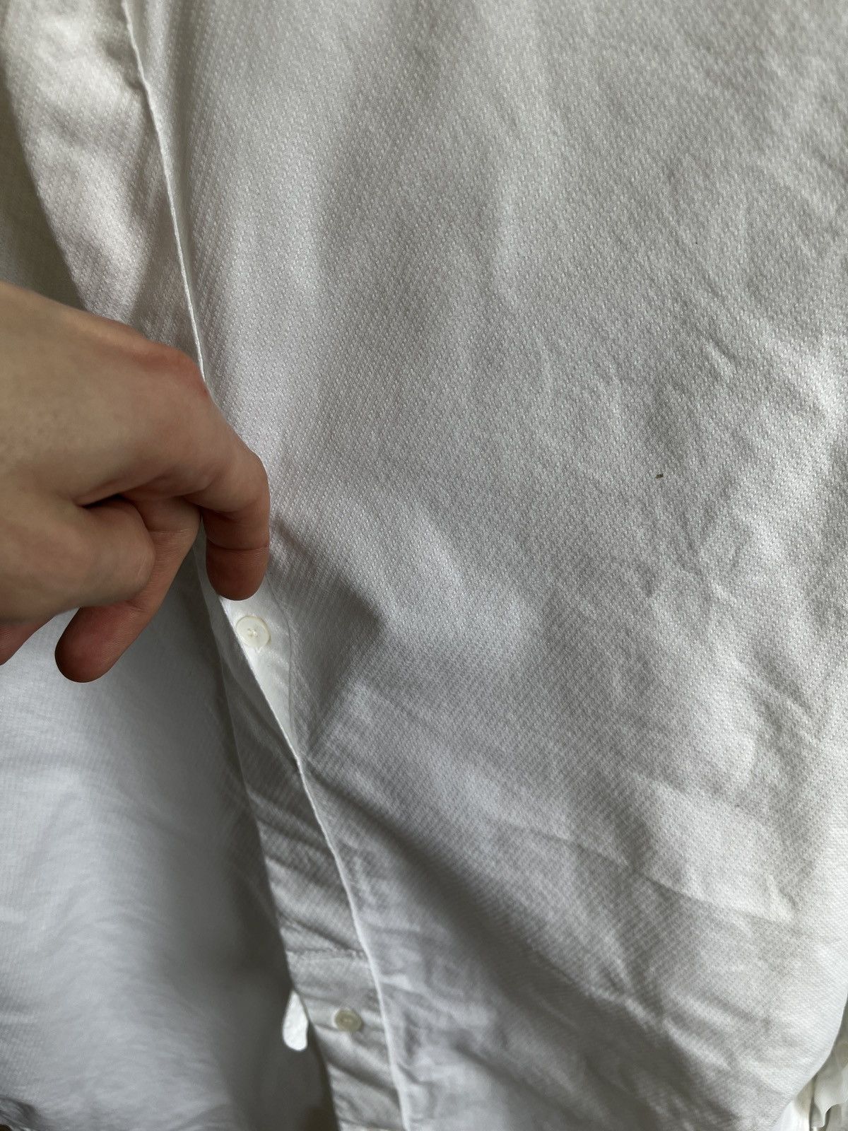 Junya Watanabe Junya Watanabe Comme des Garcons MAN White Oxford Shirt Size US L / EU 52-54 / 3 - 10 Thumbnail