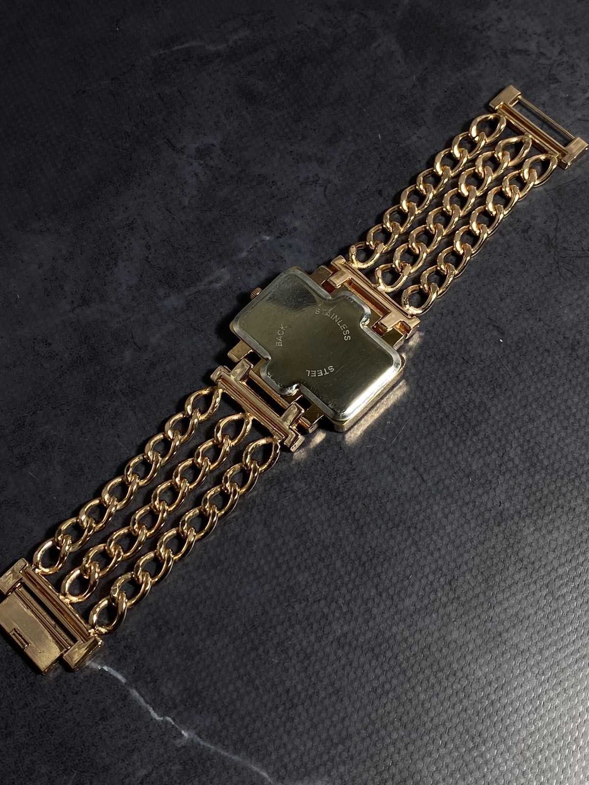 Jewelry Vintage M&C Gold Plated Watch with Crystal Details✨ Size ONE SIZE - 9 Thumbnail