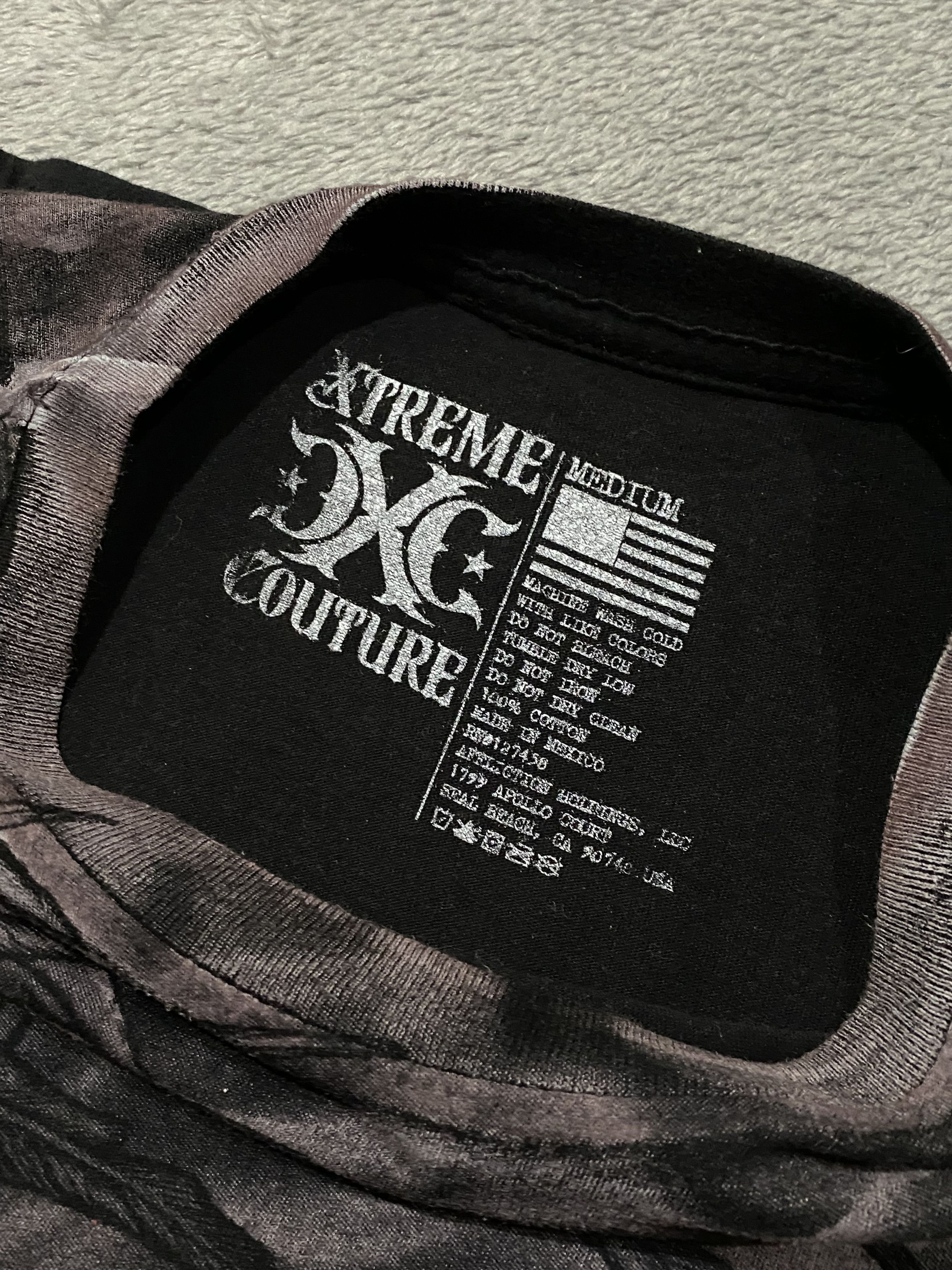 Affliction 2000s Rare Xtreme Couture Wings Skull Size US L / EU 52-54 / 3 - 6 Thumbnail