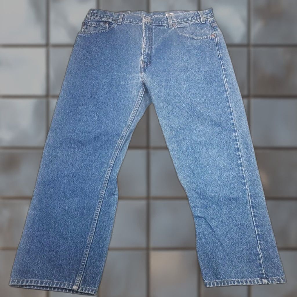Levi's VTG Levi's 505 Jeans Mens 40x30 Blue Denim Straight Leg Regular Fit 5-Pocket Denim Jeans Regular Levi's 500 Series 90s Mens Jeans Size US 40 / EU 56 - 1 Thumbnail