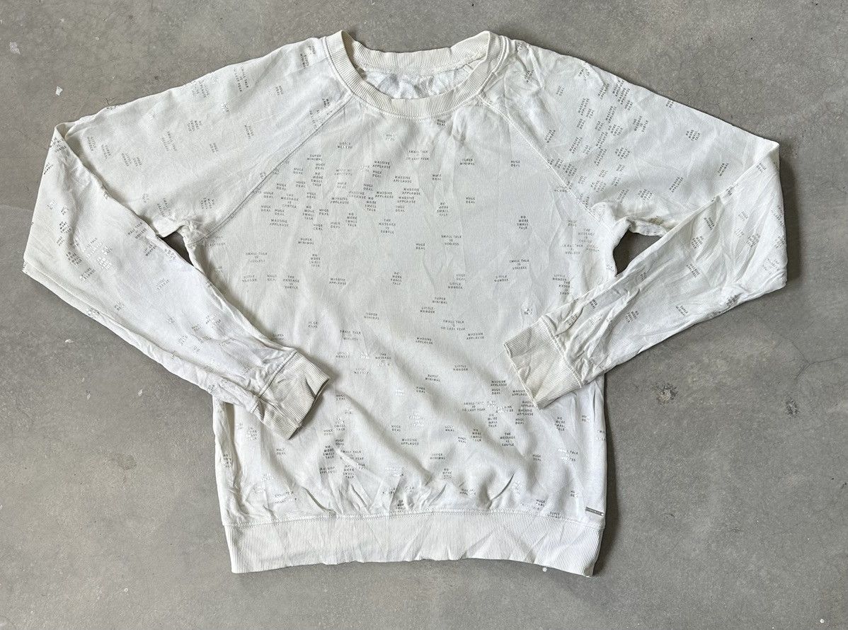 Vintage VINTAGE SWEATSHIRT ALL OVE FONTS Size US M / EU 48-50 / 2 - 1 Thumbnail