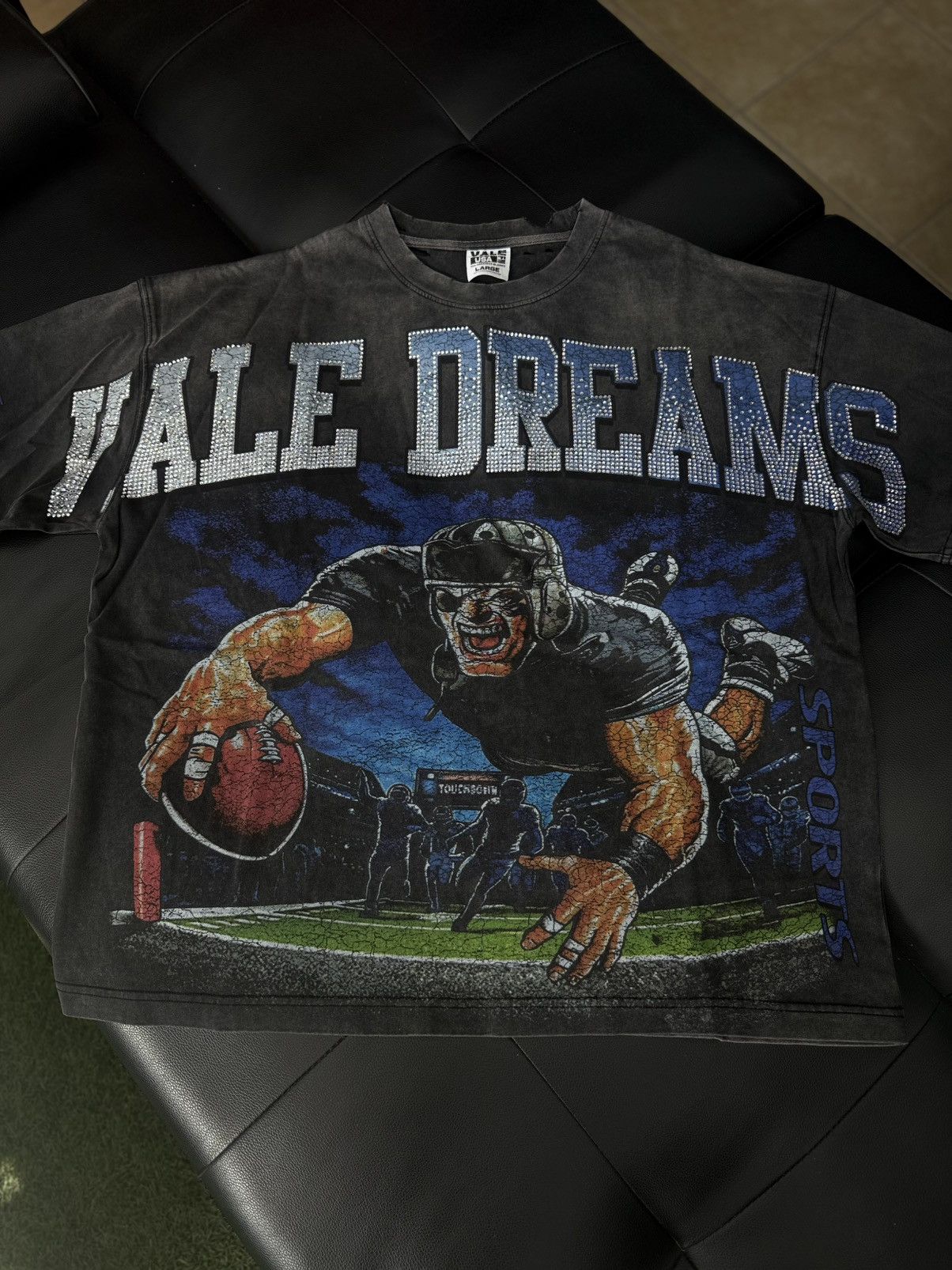 Vale Valley Stone Football Tee Shirt Shiny Size L (NEW) Size US L / EU 52-54 / 3 - 1 Thumbnail