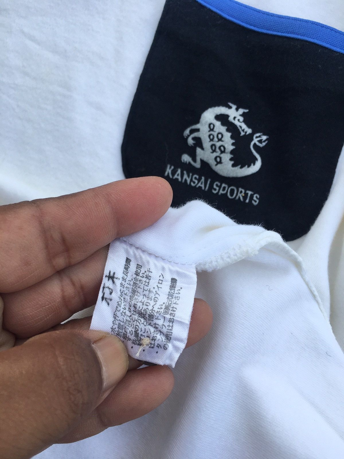Kansai Yamamoto Rare Vintage 90s KANSAI Sports Polo Shirt Size US L / EU 52-54 / 3 - 19 Thumbnail