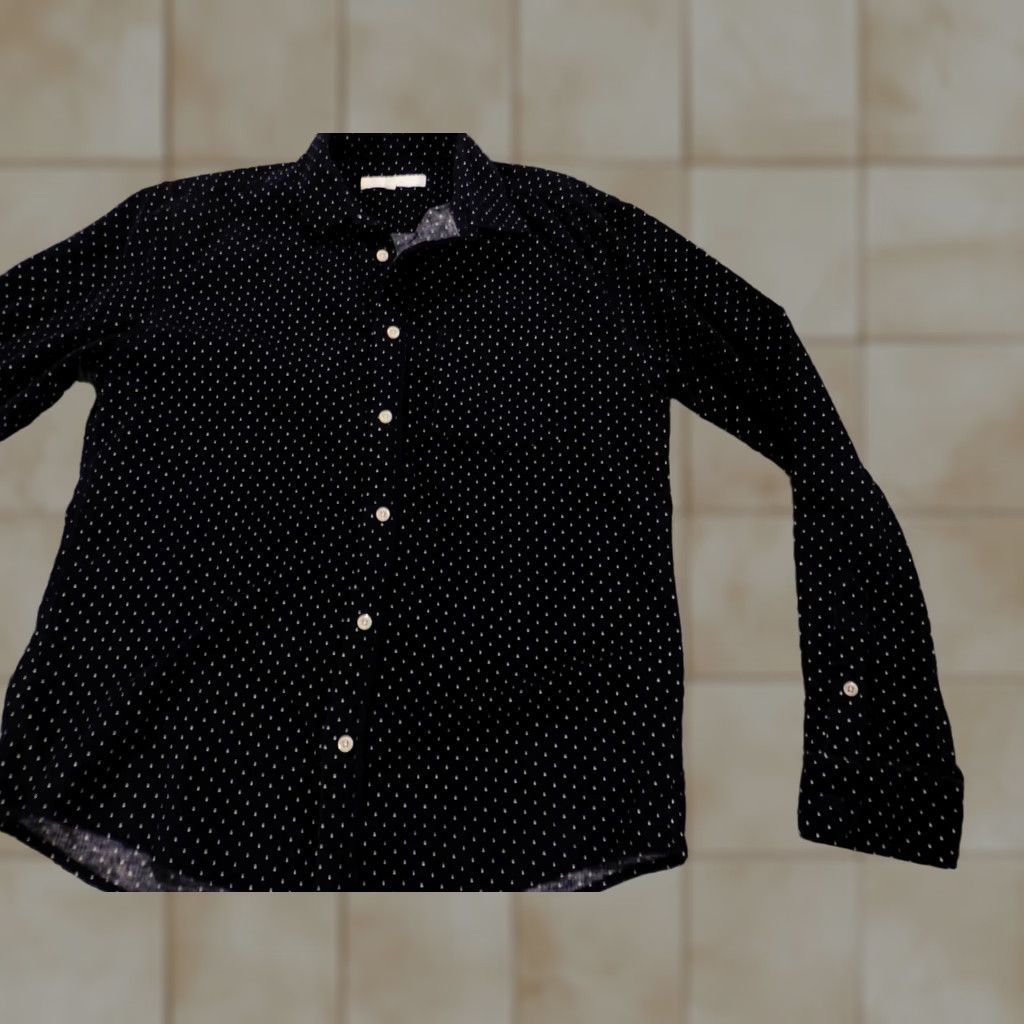 Vintage 8ight Seconds Womens Button-Up Blouse M Blue Stripe High Neck Long Sleeve Casual Regular Polyester Woven Classic Brand 8ight Seconds Womens Shirt Size M / US 6-8 / IT 42-44 - 1 Thumbnail