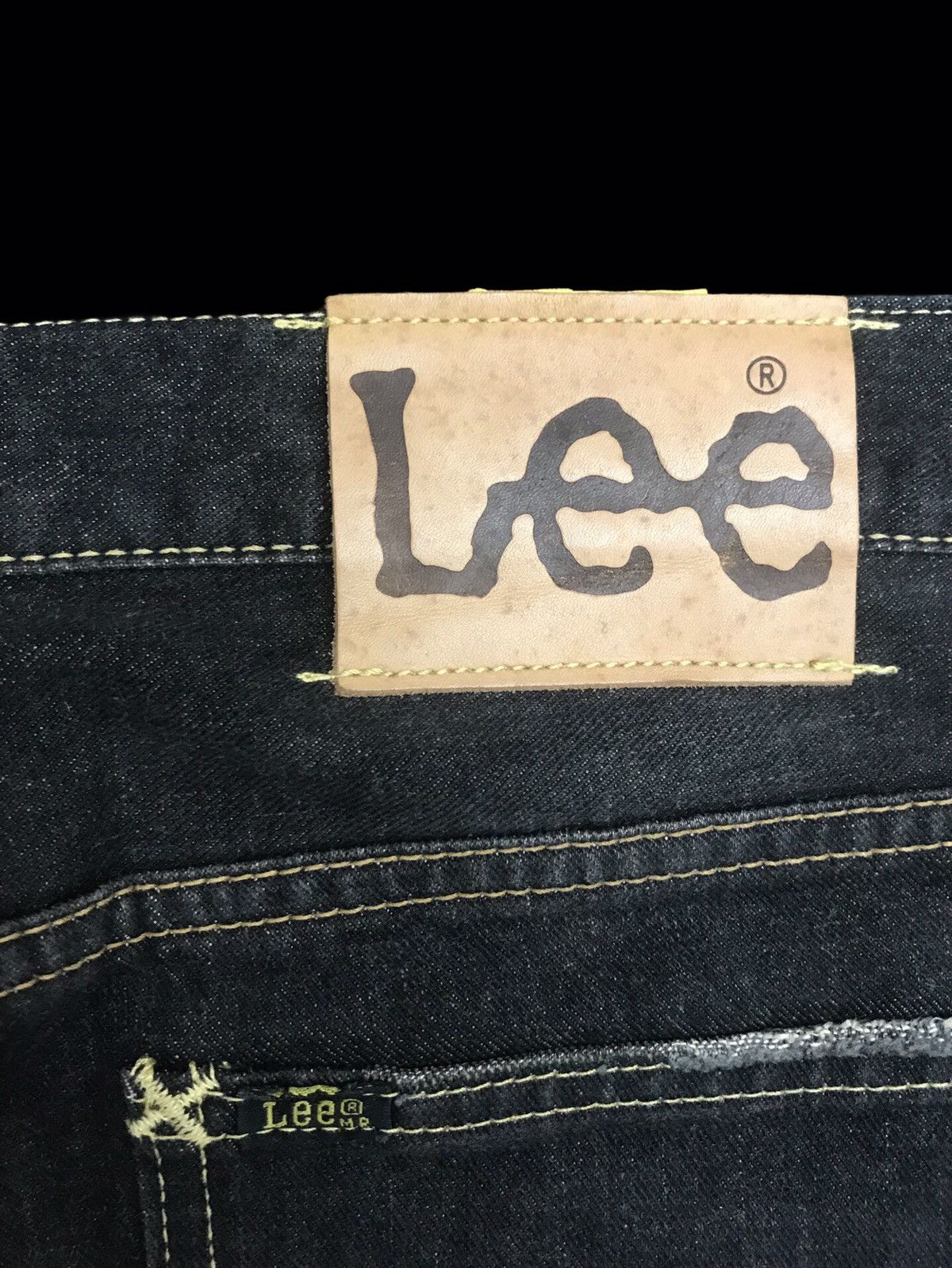 Japanese Brand 💥FLARE💥LEE STONE WASH SICK HONEYCOMB FLARE DENIM F114 Size US 34 / EU 50 - 16 Thumbnail