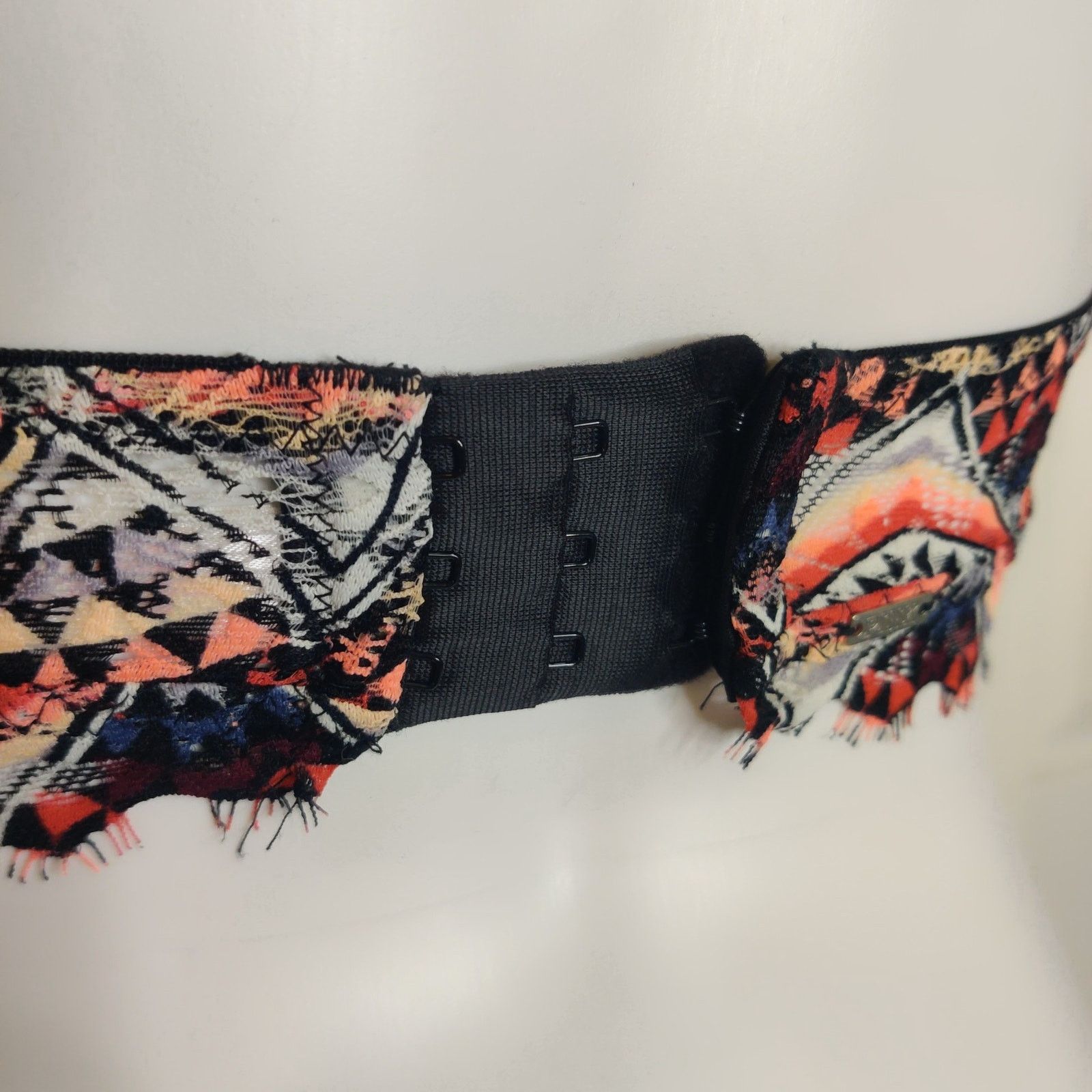 Pink PINK printed lace bralette lightly lined sz XS Size ONE SIZE - 5 Thumbnail