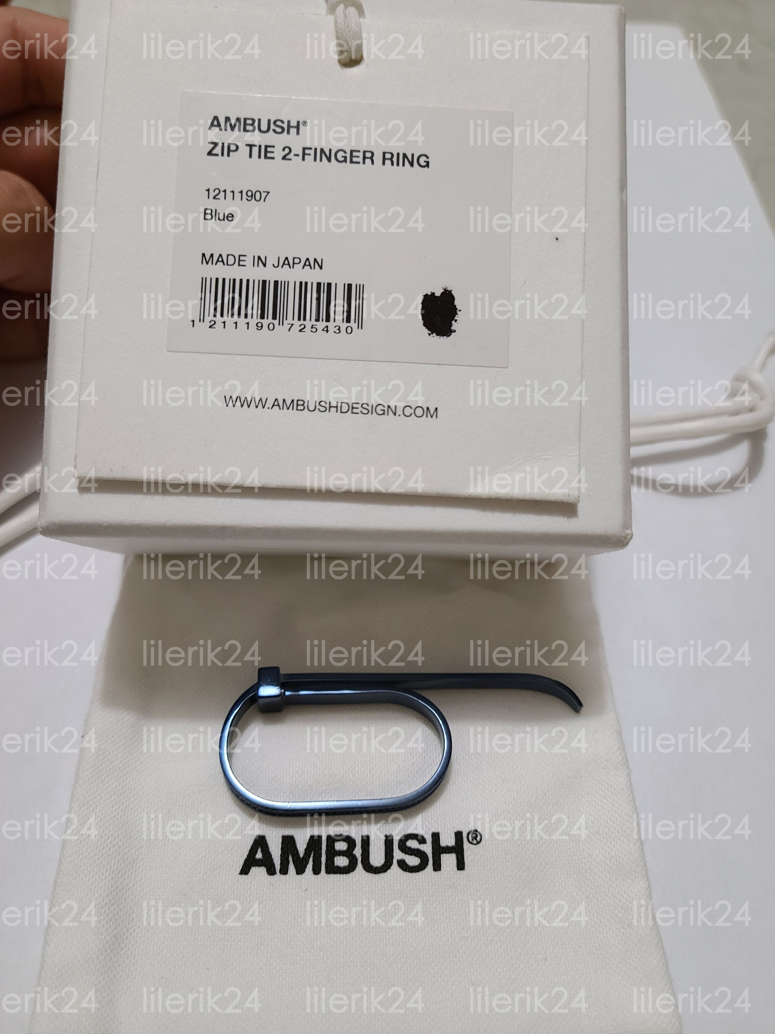 Ambush Design Ambush Zip Tie 2 Finger Ring Size ONE SIZE - 9 Thumbnail