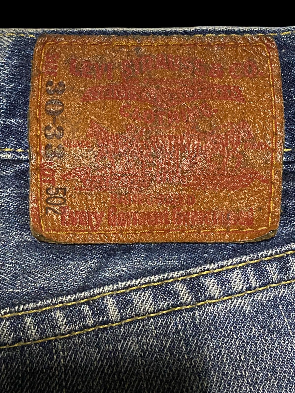 Levi's Vintage Clothing Japan Levis 502 90s Sandy Wash Style Distressed Loose Jeans Size US 30 / EU 46 - 15 Thumbnail