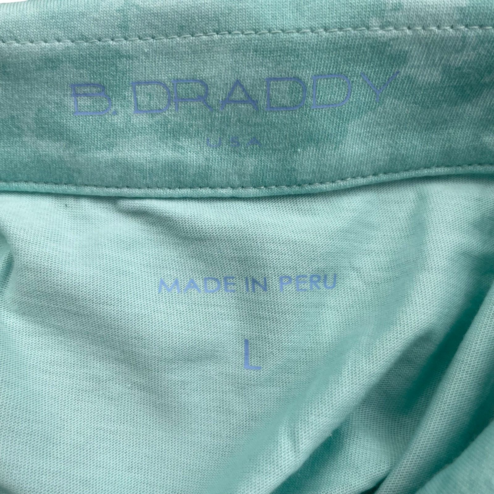 Other B.Draddy Men’s 100% Pima Cotton S/S Polo Shirt Pastel Blue C Size US L / EU 52-54 / 3 - 3 Thumbnail
