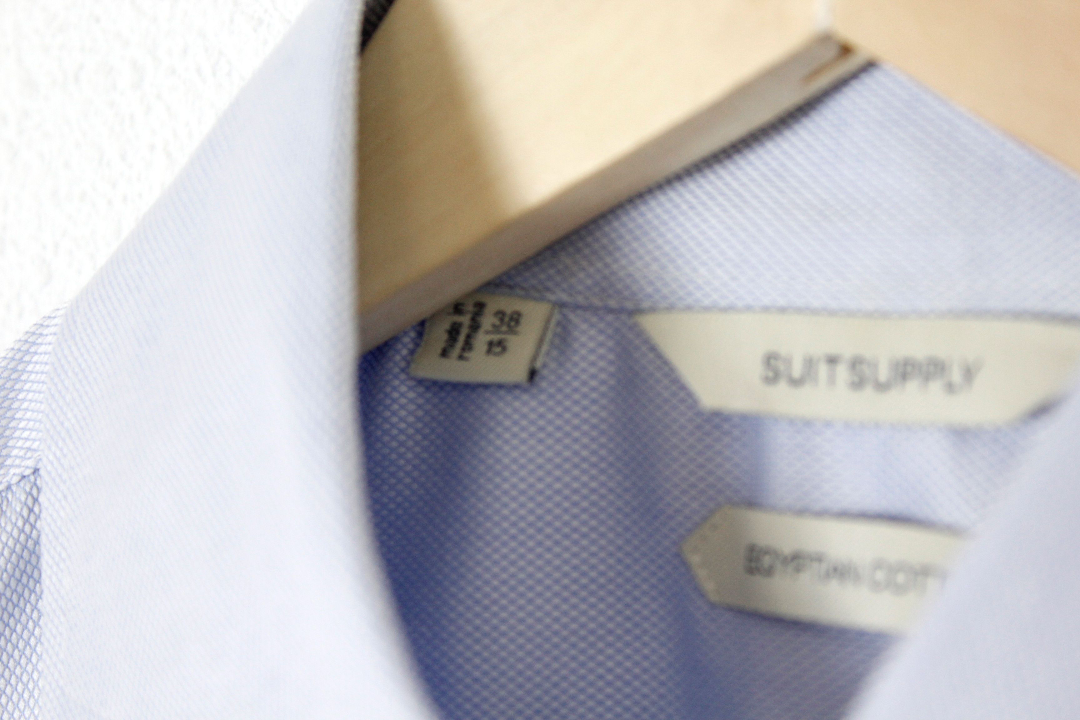 Suitsupply Suitsupply Blue Egyptian Cotton Formal Shirt 38 size Size US M / EU 48-50 / 2 - 4 Thumbnail