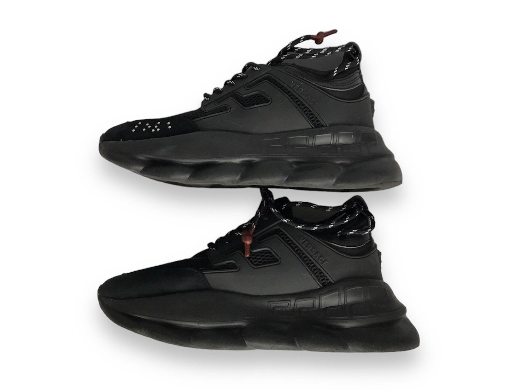 Versace VERSACE CHAIN REACTION BLACK SNEAKERS US10 EU43 UK9 Size US 10 / EU 43 - 5 Thumbnail