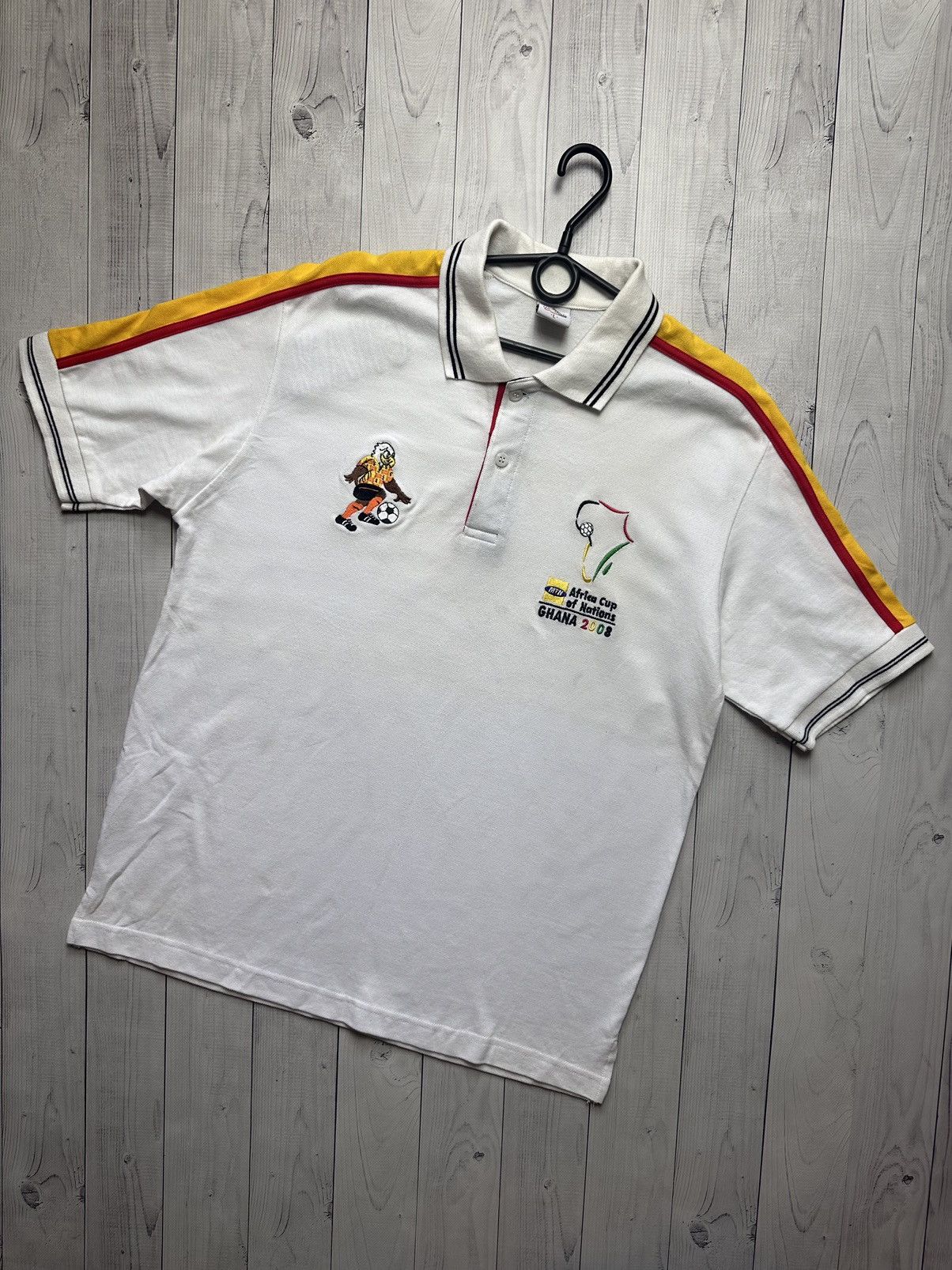 Vintage Vintage Ghana 2008 Champions Africa Cup soccer polo size L Size US L / EU 52-54 / 3 - 1 Thumbnail