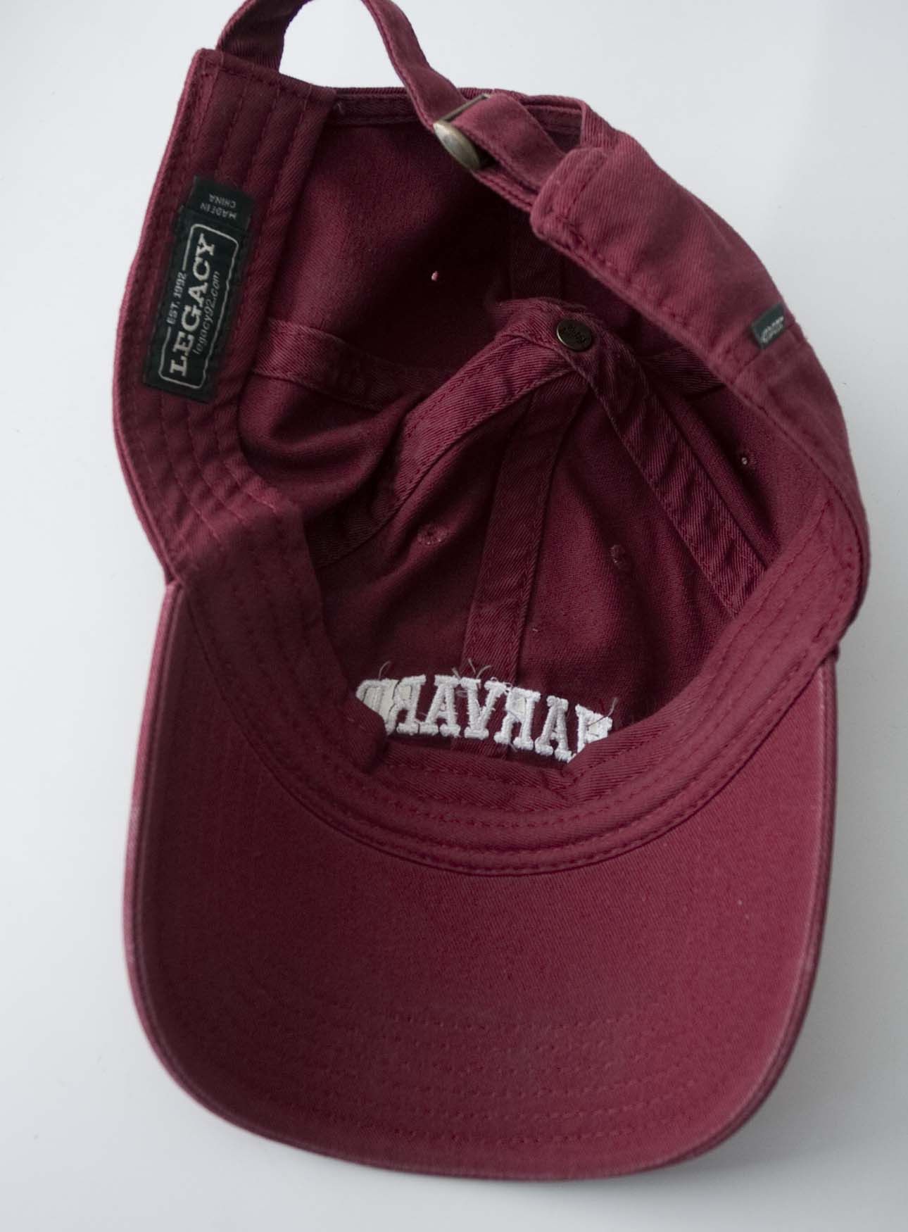 Other Harvard University Hat Cap Burgundy Strap Size ONE SIZE - 4 Thumbnail
