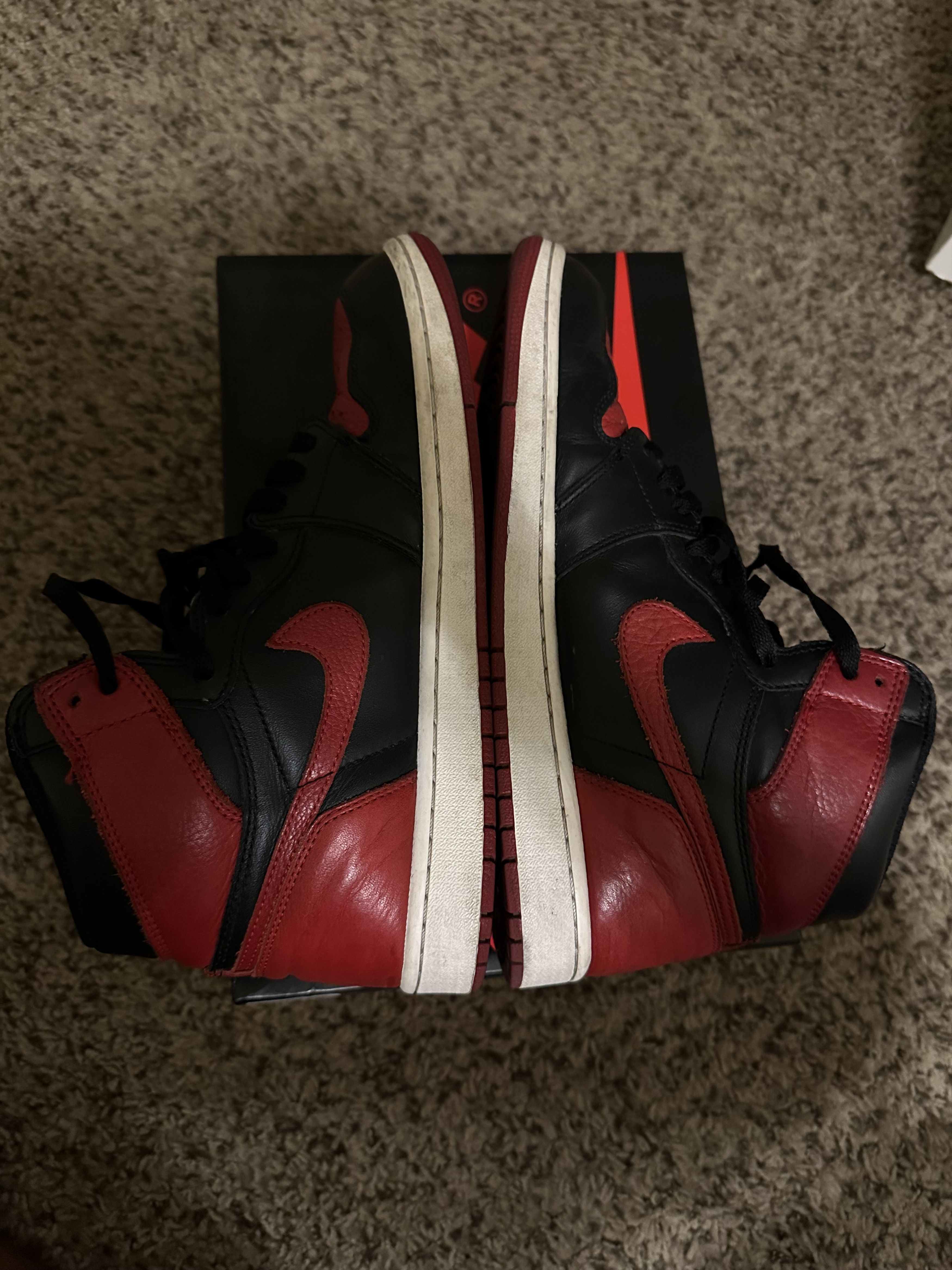 Jordan Brand Jordan Bred 1 2016 Size US 10 / EU 43 - 4 Thumbnail