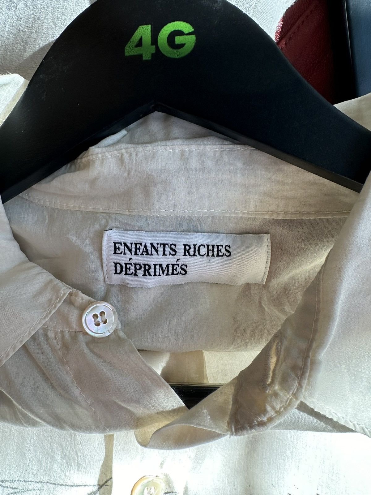 Enfants Riches Deprimes ERD SILK ROSE BUTTON UP SZ L Size US M / EU 48-50 / 2 - 6 Thumbnail