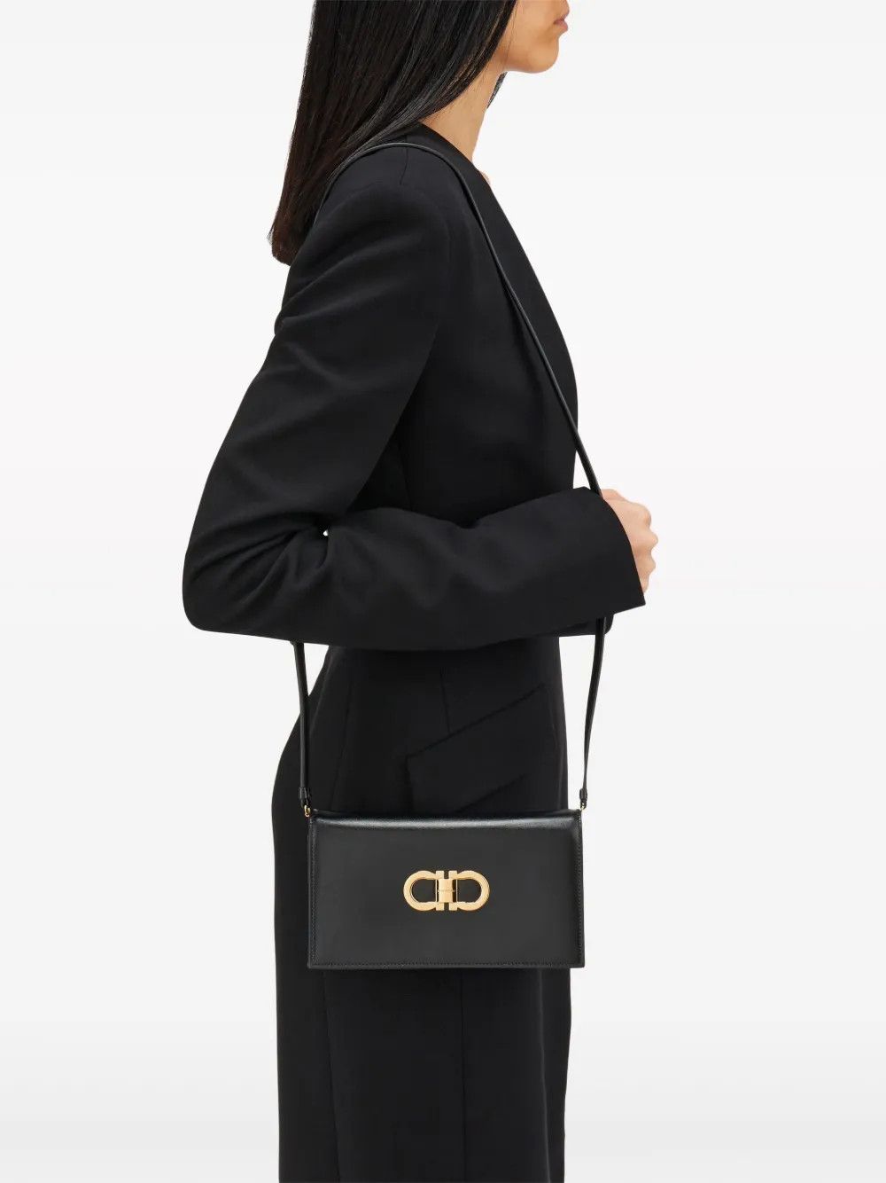 Salvatore Ferragamo o1s1rm0526 Size : OS / Shoulder Mini Bag in Black Size ONE SIZE - 3 Thumbnail