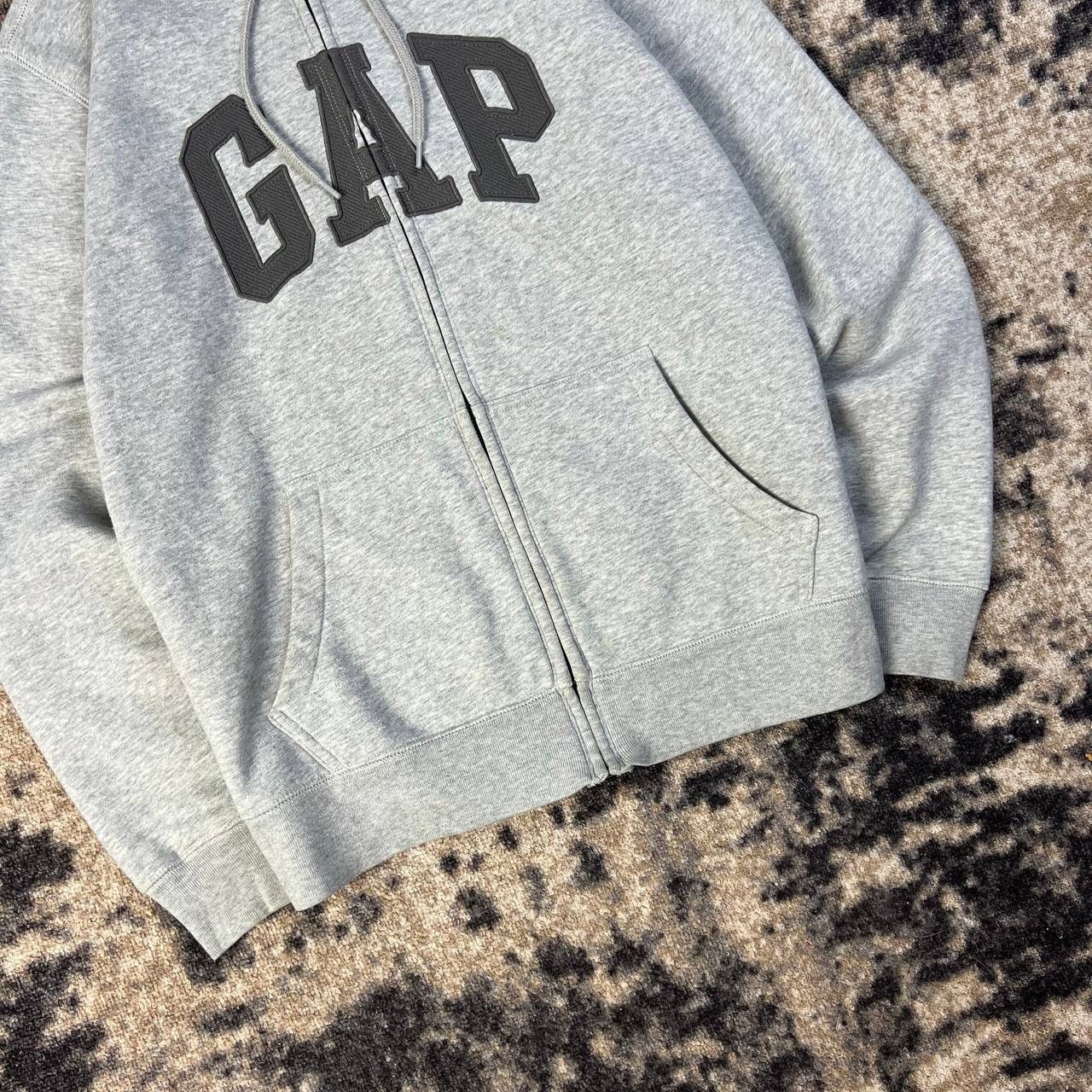 Gap Gap Big Embroidered Logo Zip Up Vintage Hoodie Size US M / EU 48-50 / 2 - 3 Thumbnail