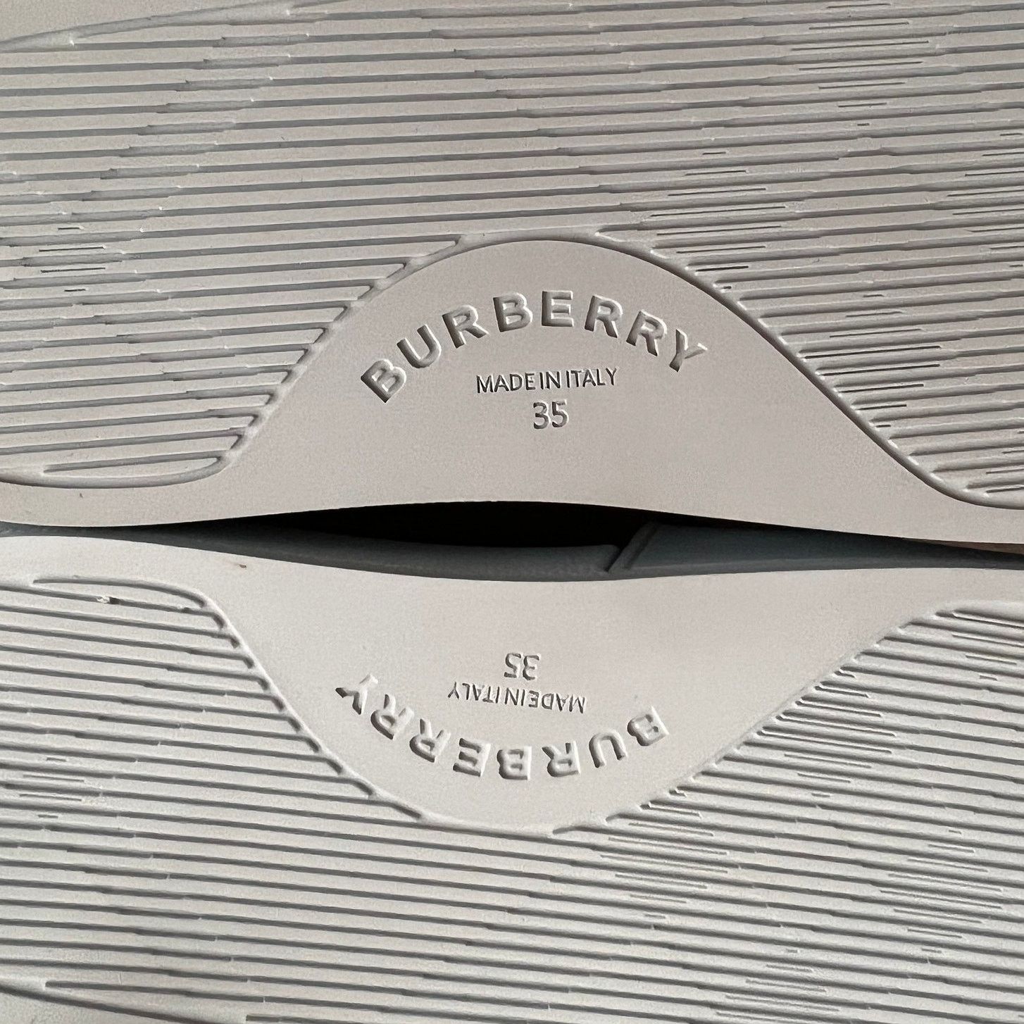 Burberry Burberry Blue Furley Logo-Embellished Sandals, IT35/US5 Size US 5 / IT 35 - 11 Thumbnail