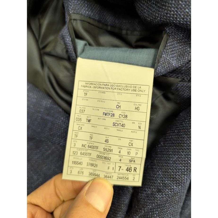 Tom Ford o1rshd1 Blazer Jacket in Blue Size US S / EU 44-46 / 1 - 22 Thumbnail
